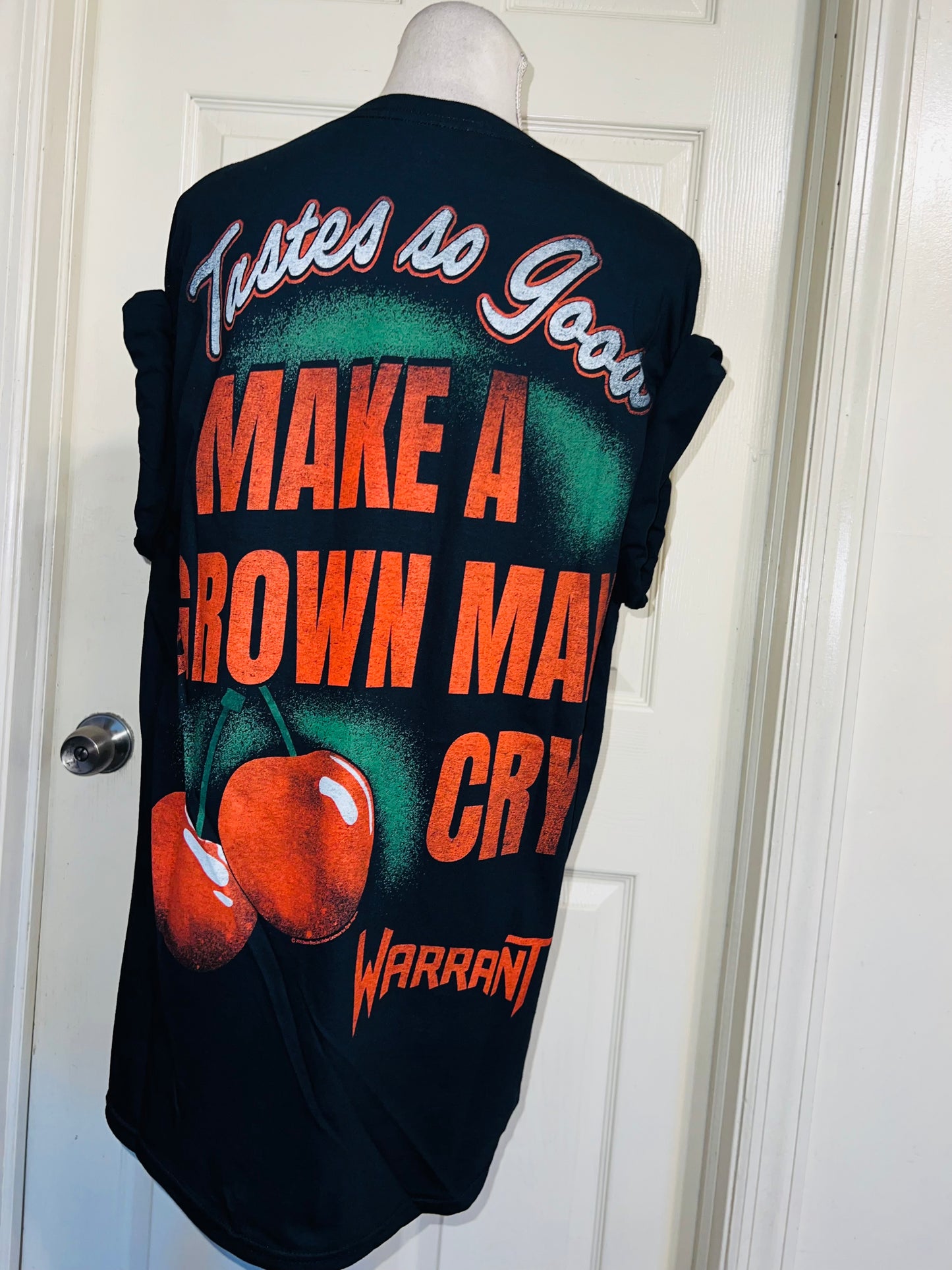 Warrant Double Sided Oversized Distressed Tee