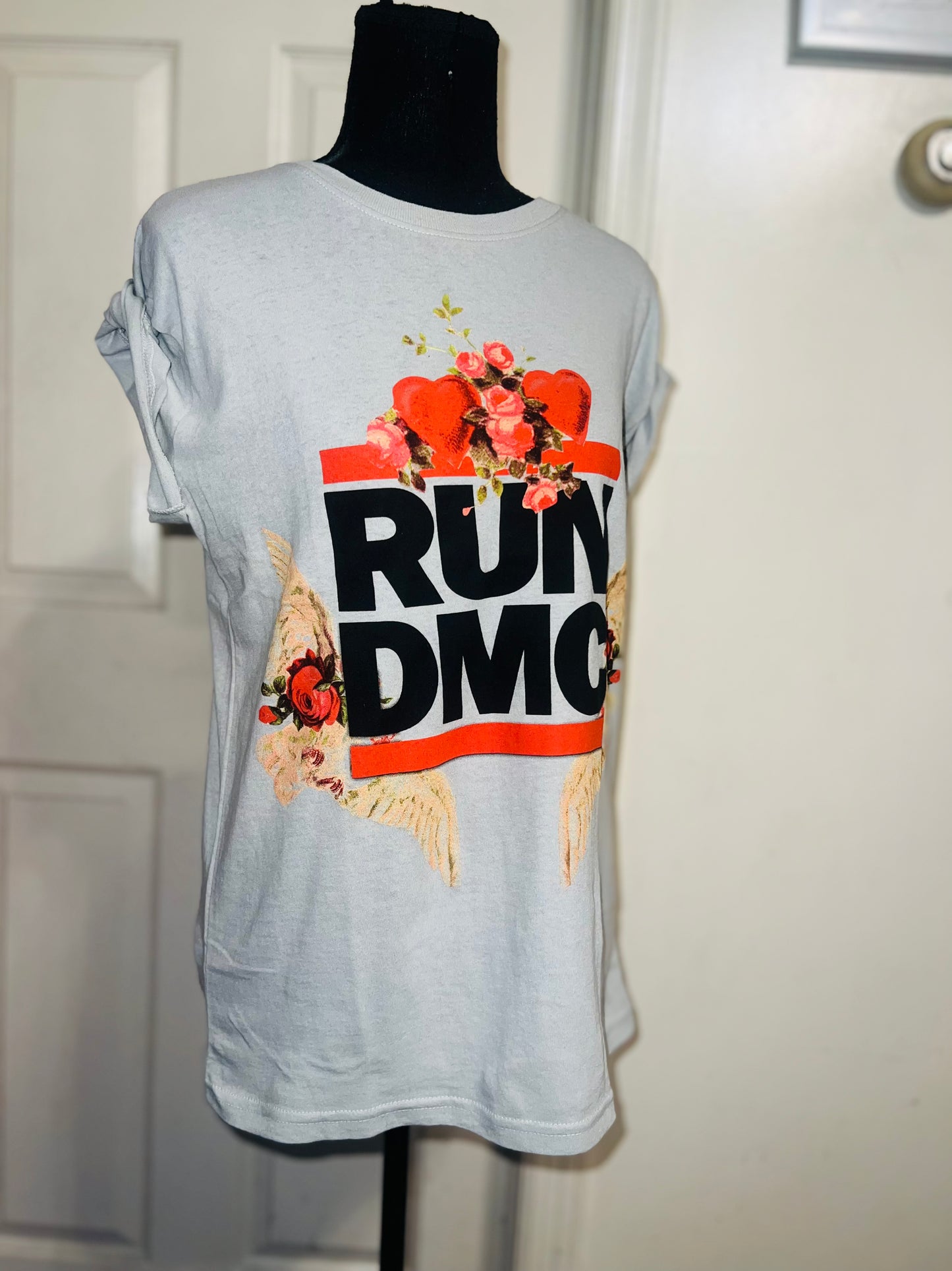 Run DMC Oversized Distressed Tee