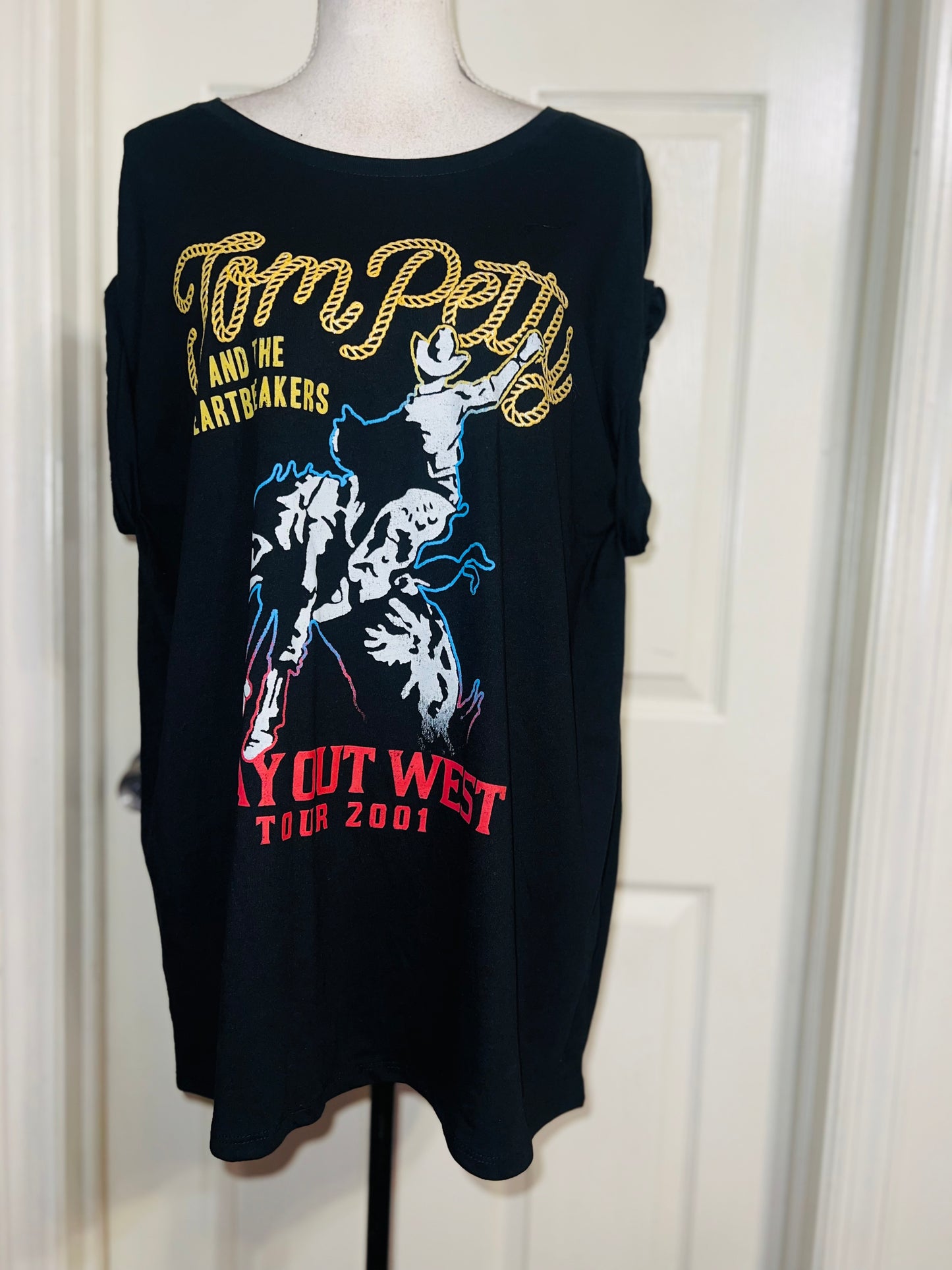 Tom Petty & The Heartbreakers Oversized Distressed Tee
