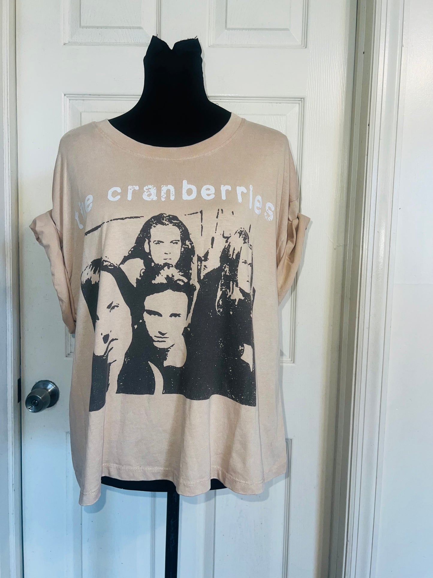 The Cranberries Oversized Distressed Tee