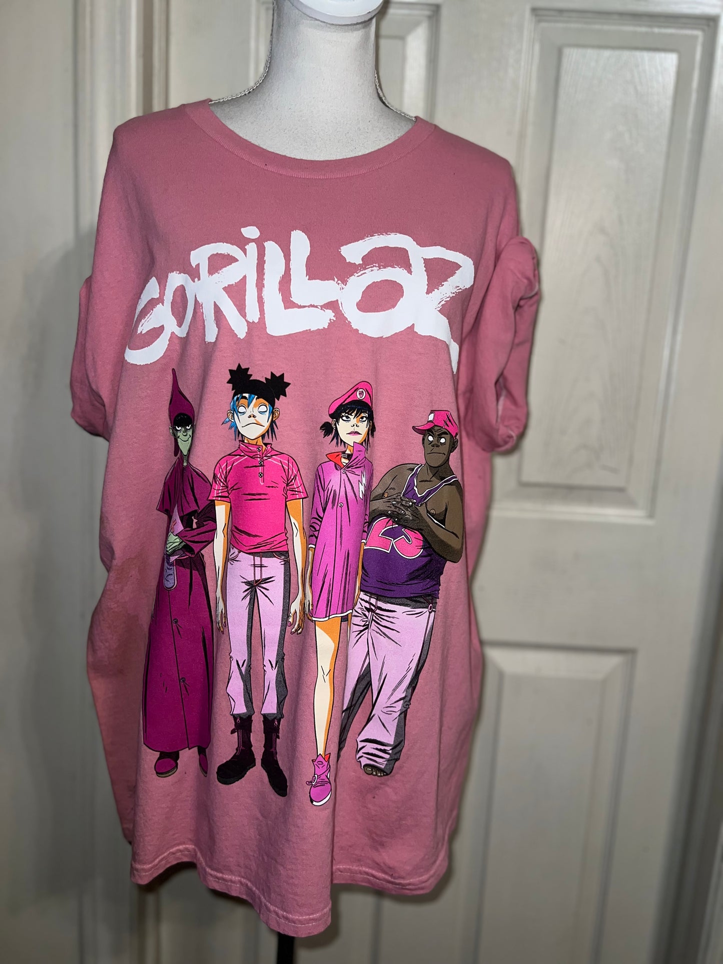 Gorillaz Oversized Distressed Tee