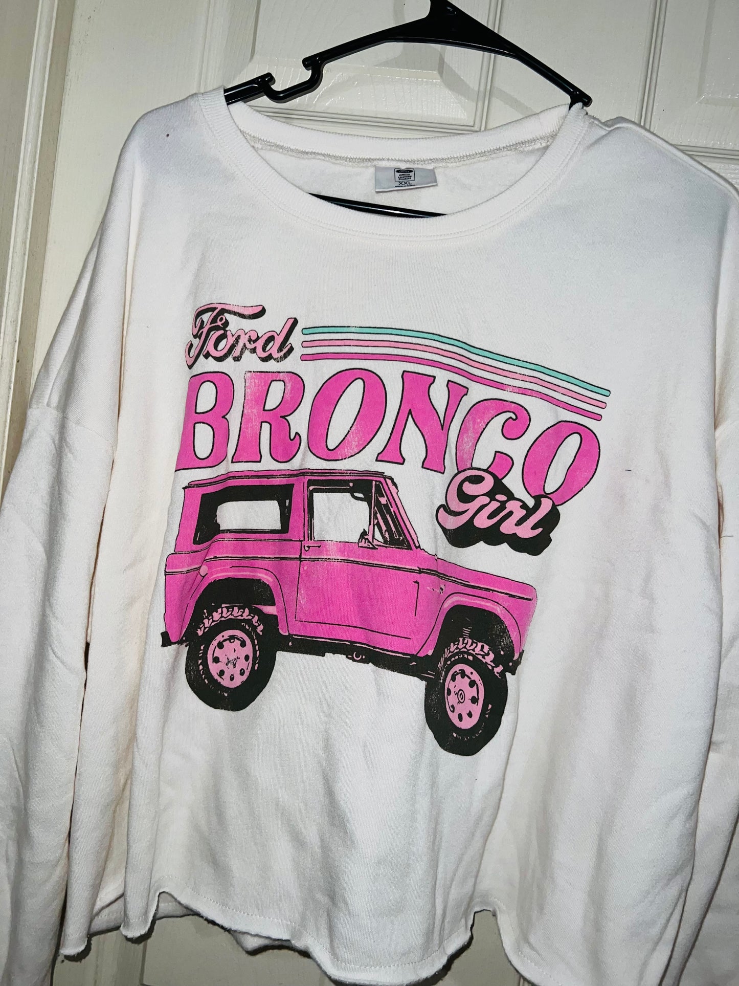 Ford Bronco Oversized Distressed Sweatshirt