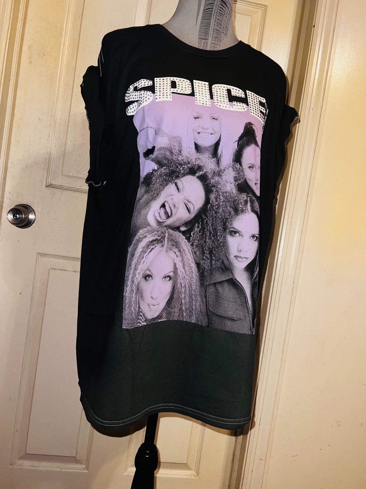 The Spice Girls Oversized Distressed Tee