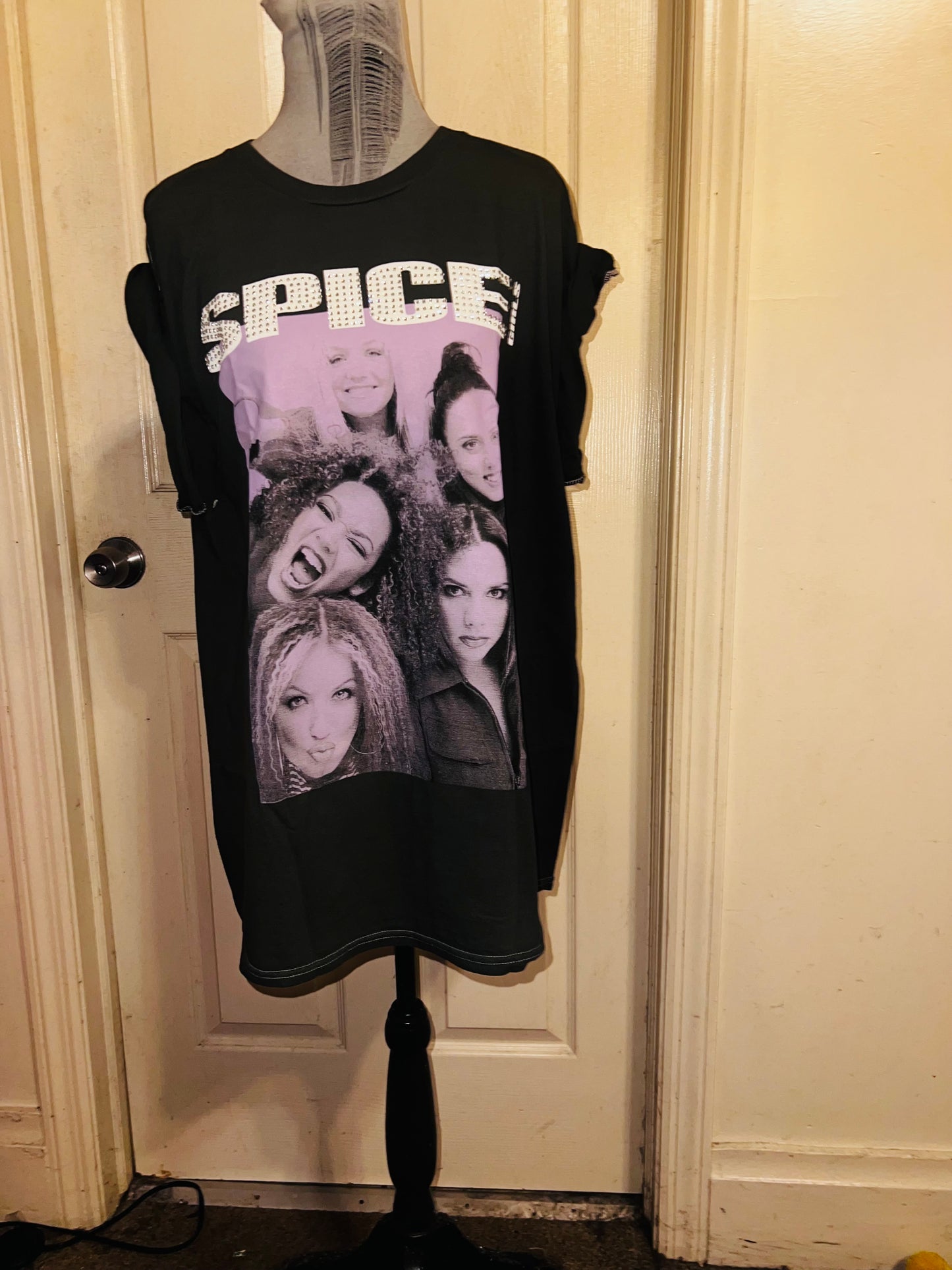 The Spice Girls Oversized Distressed Tee