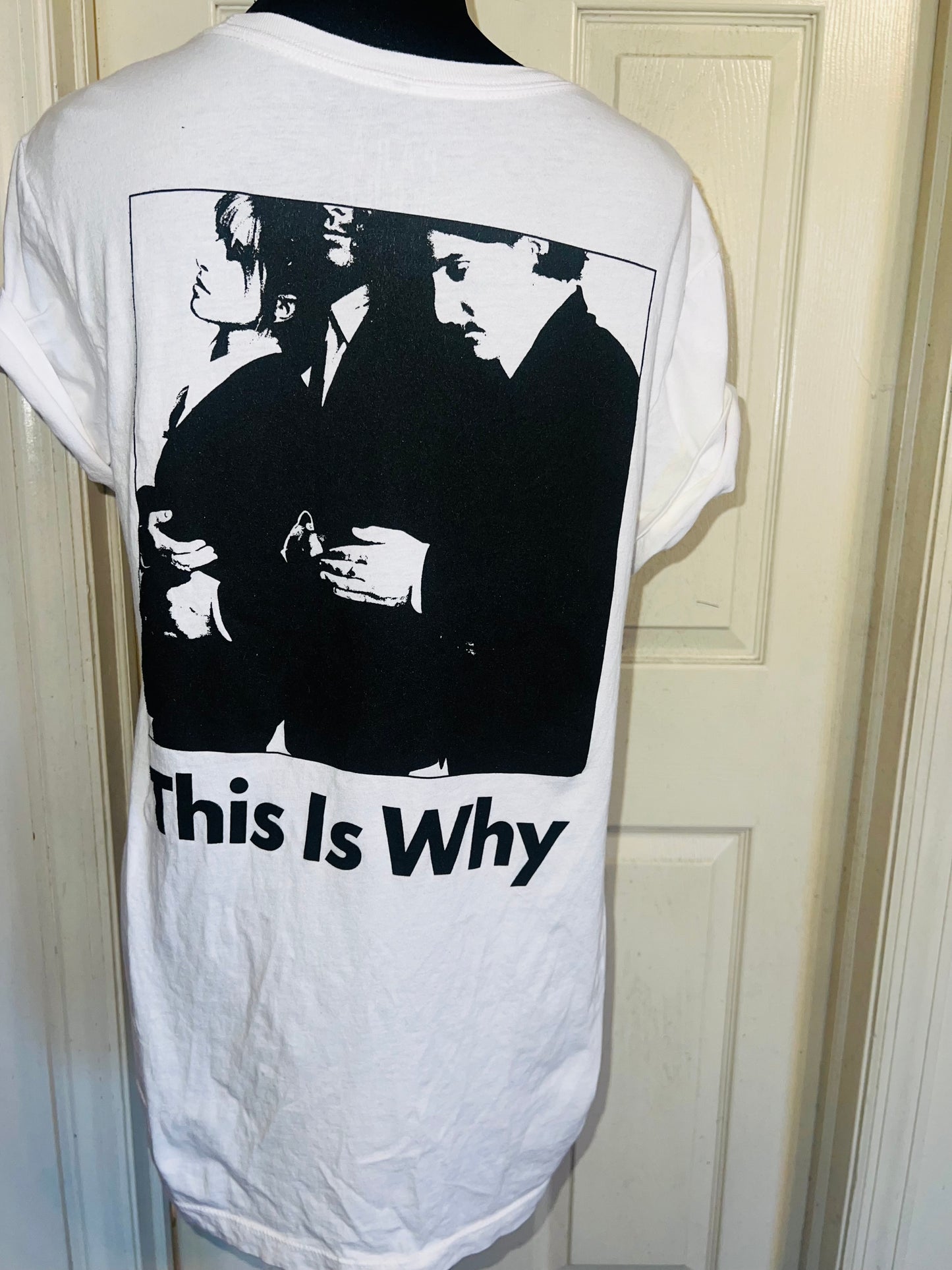 Paramore This is Why Double Sided Oversized Distressed Tee