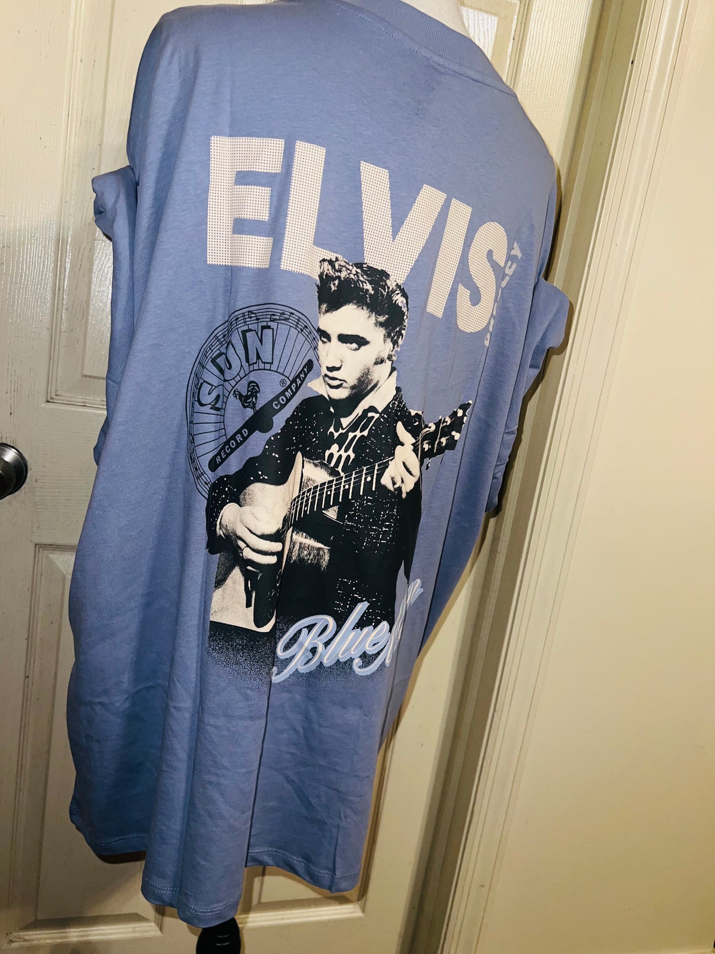 Elvis Double Sided Oversized Distressed Tee
