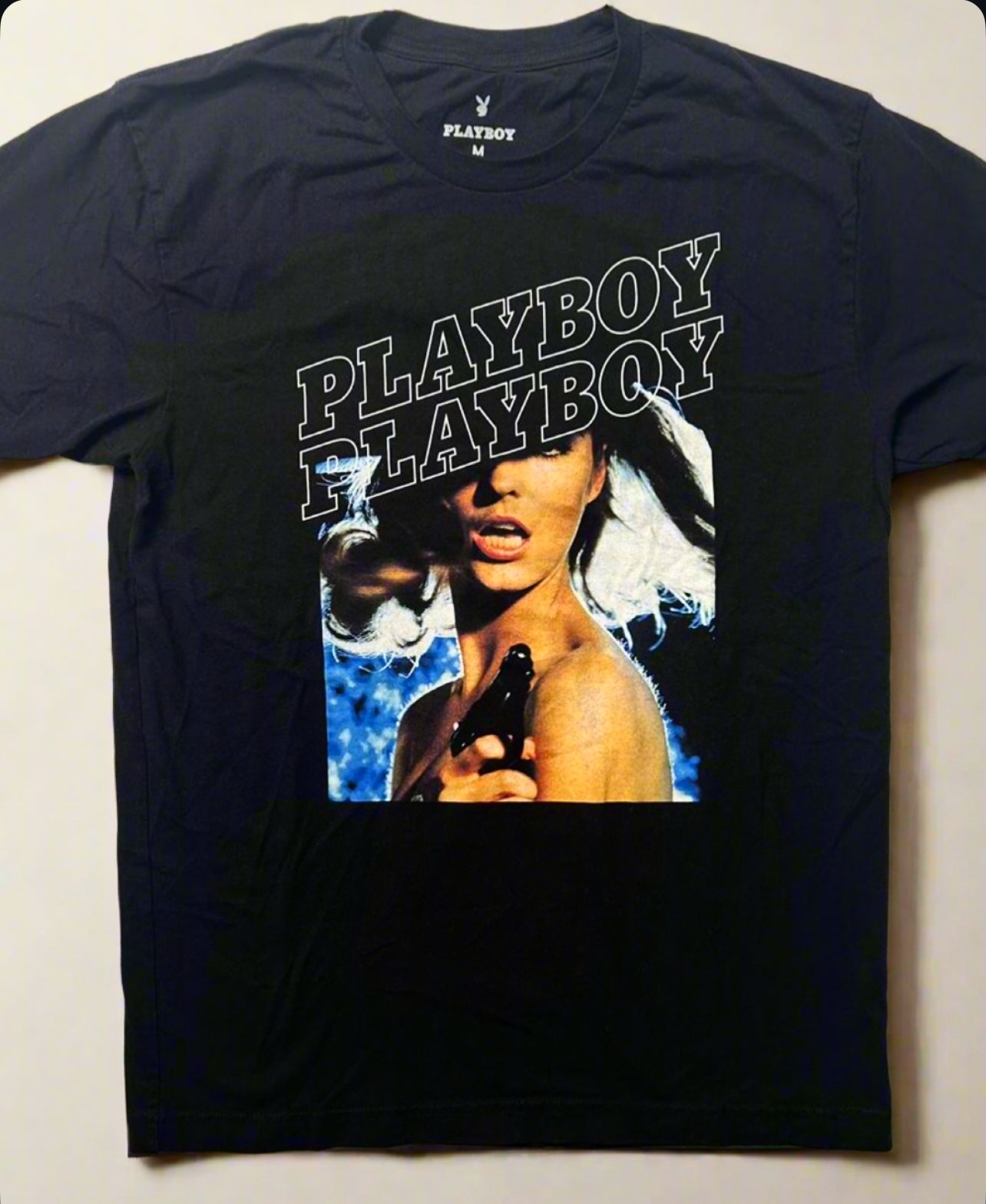Playboy Oversized Distressed Tee