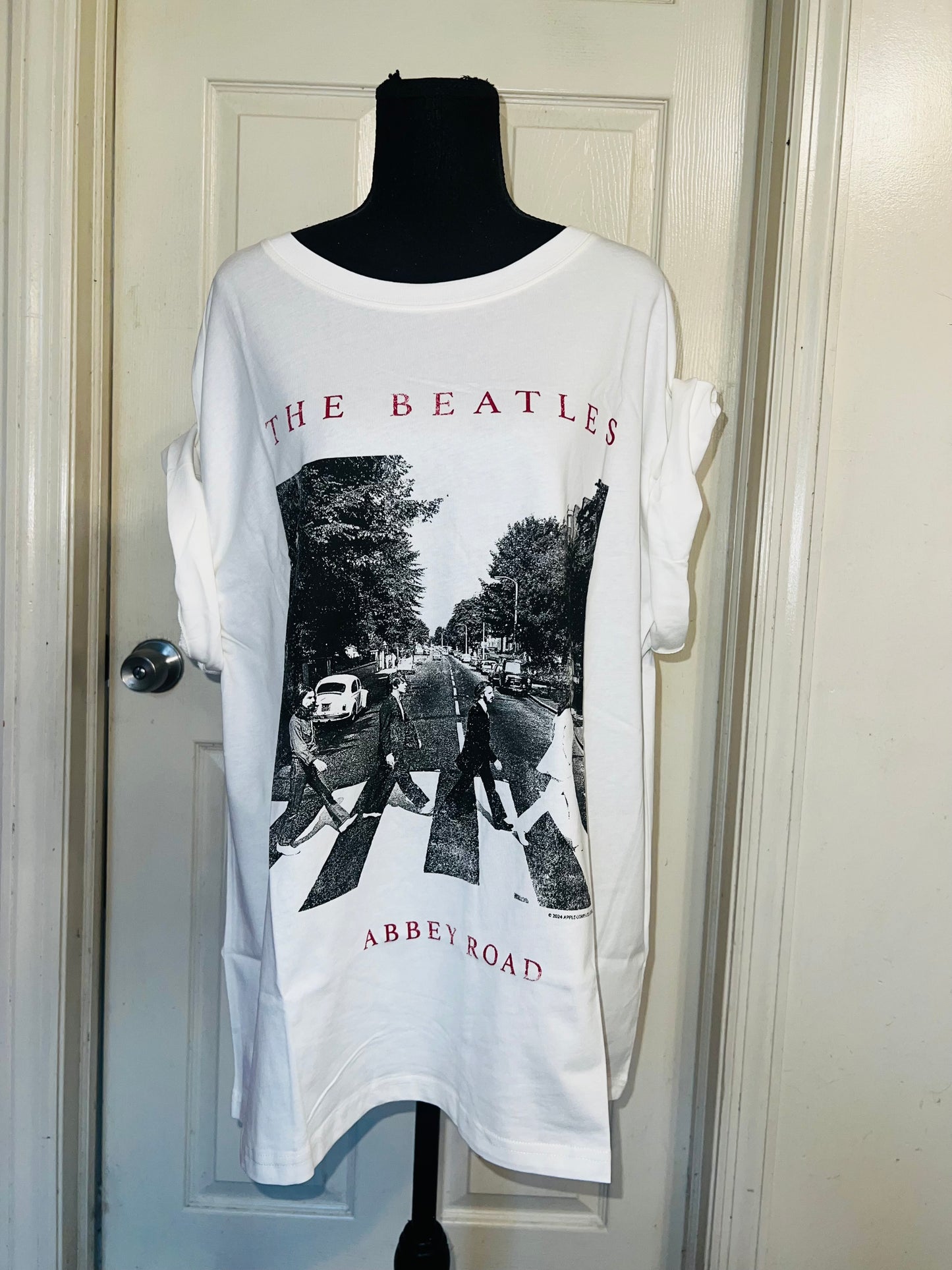 The Beatles Oversized Distressed Tee