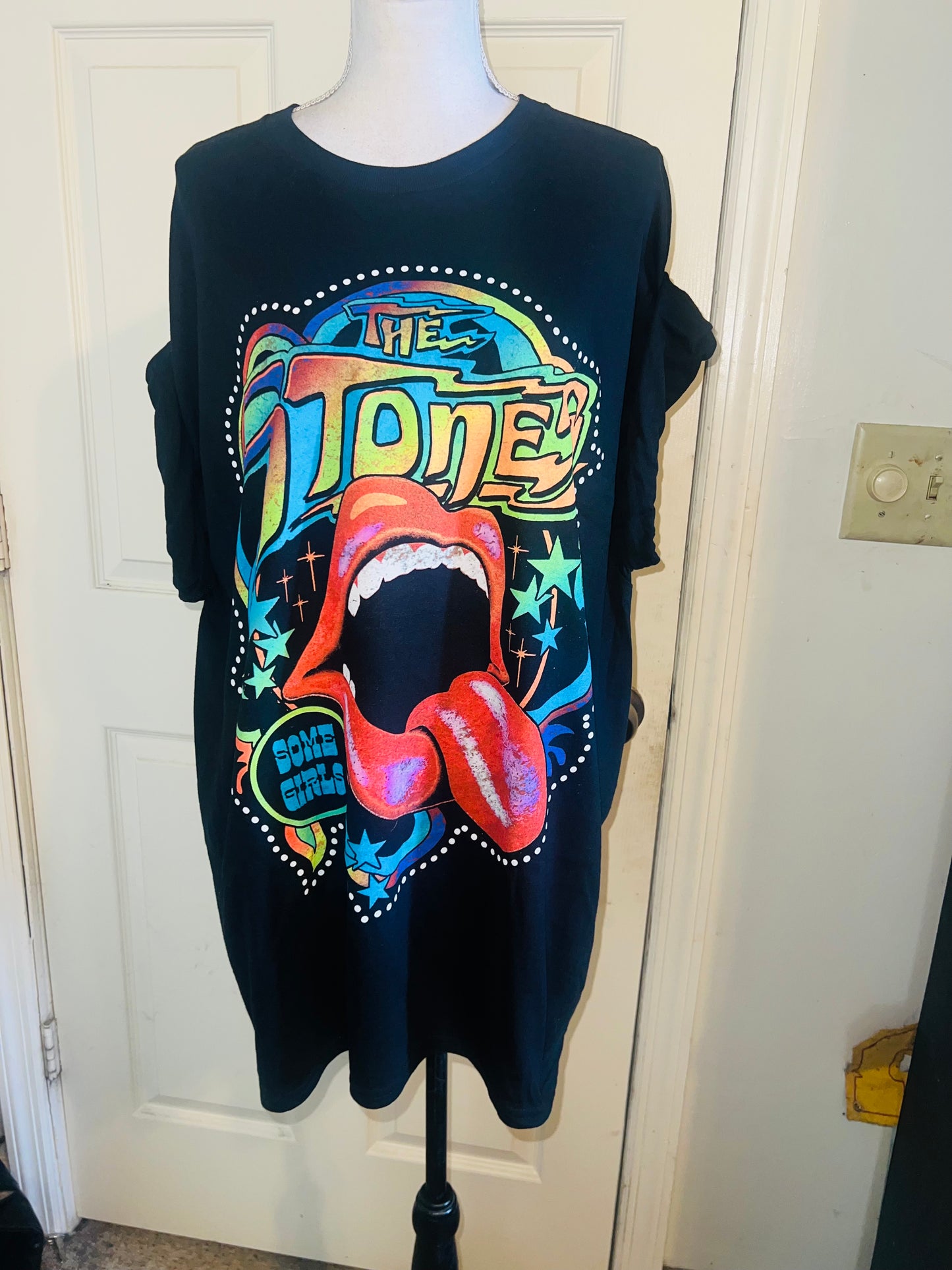 Rolling Stones Oversized Distressed Tee