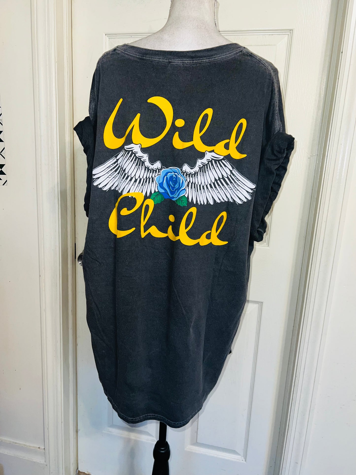 Betty Boop Wild Child Oversized Distressed Tee