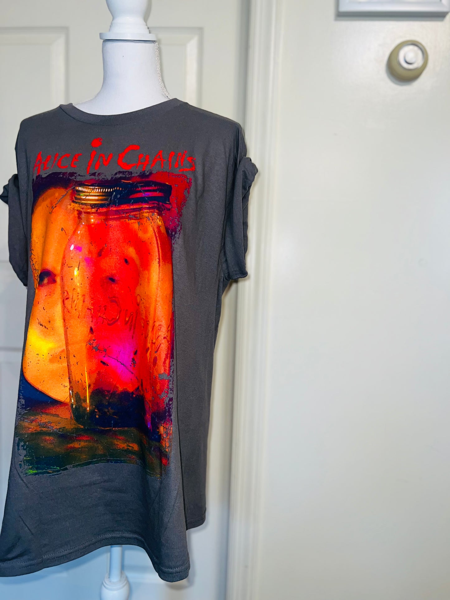 Alice In Chains Oversized Distressed Tee