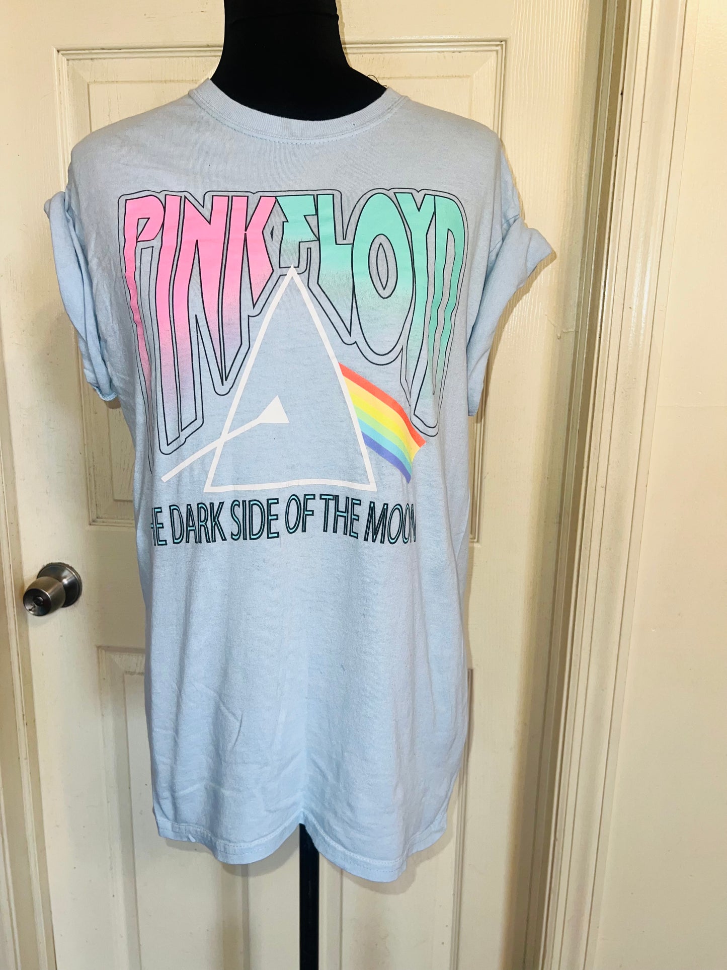 Pink Floyd Oversized Distressed Tee