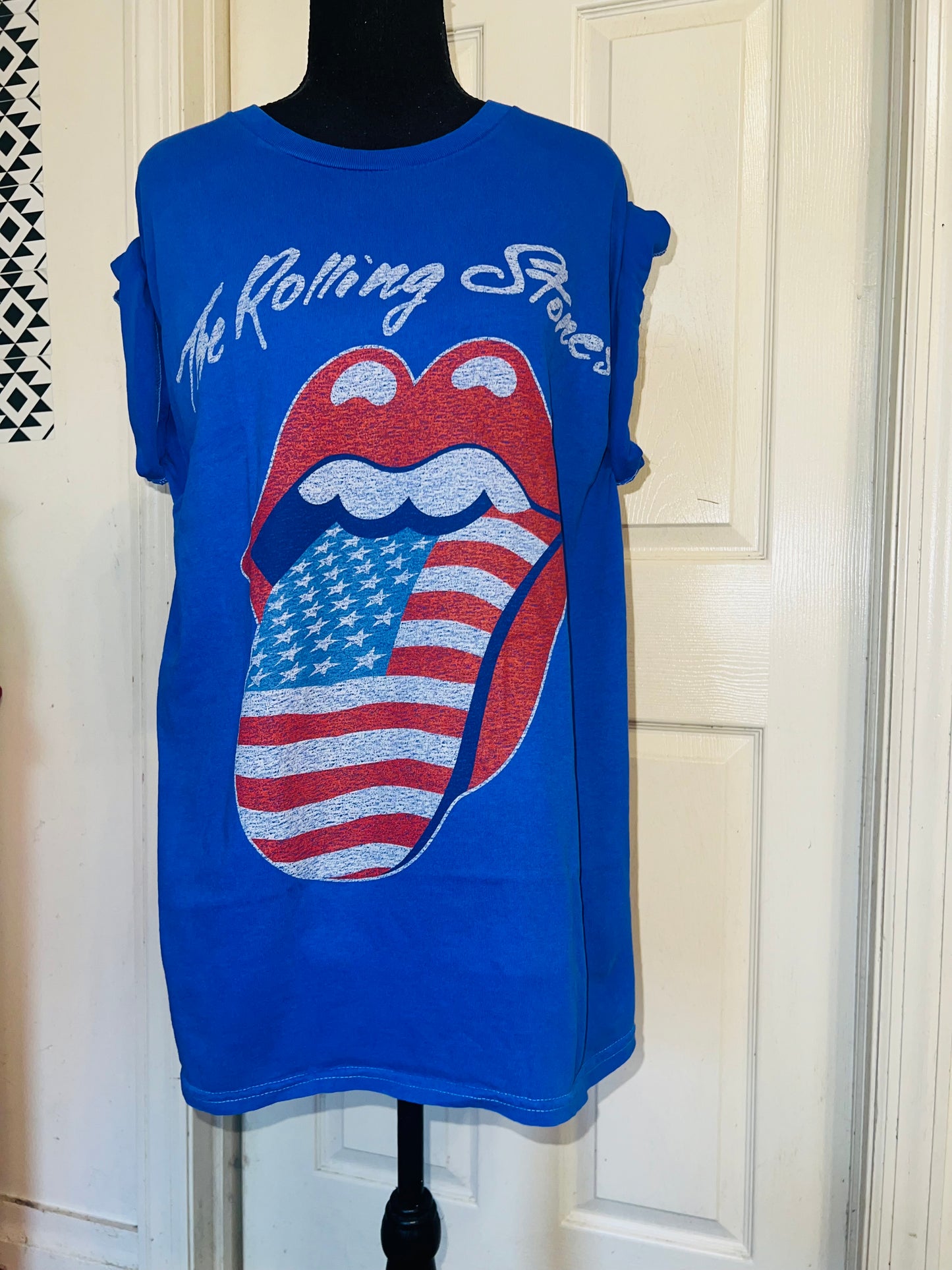 The Rolling Stones Oversized Distressed Tee