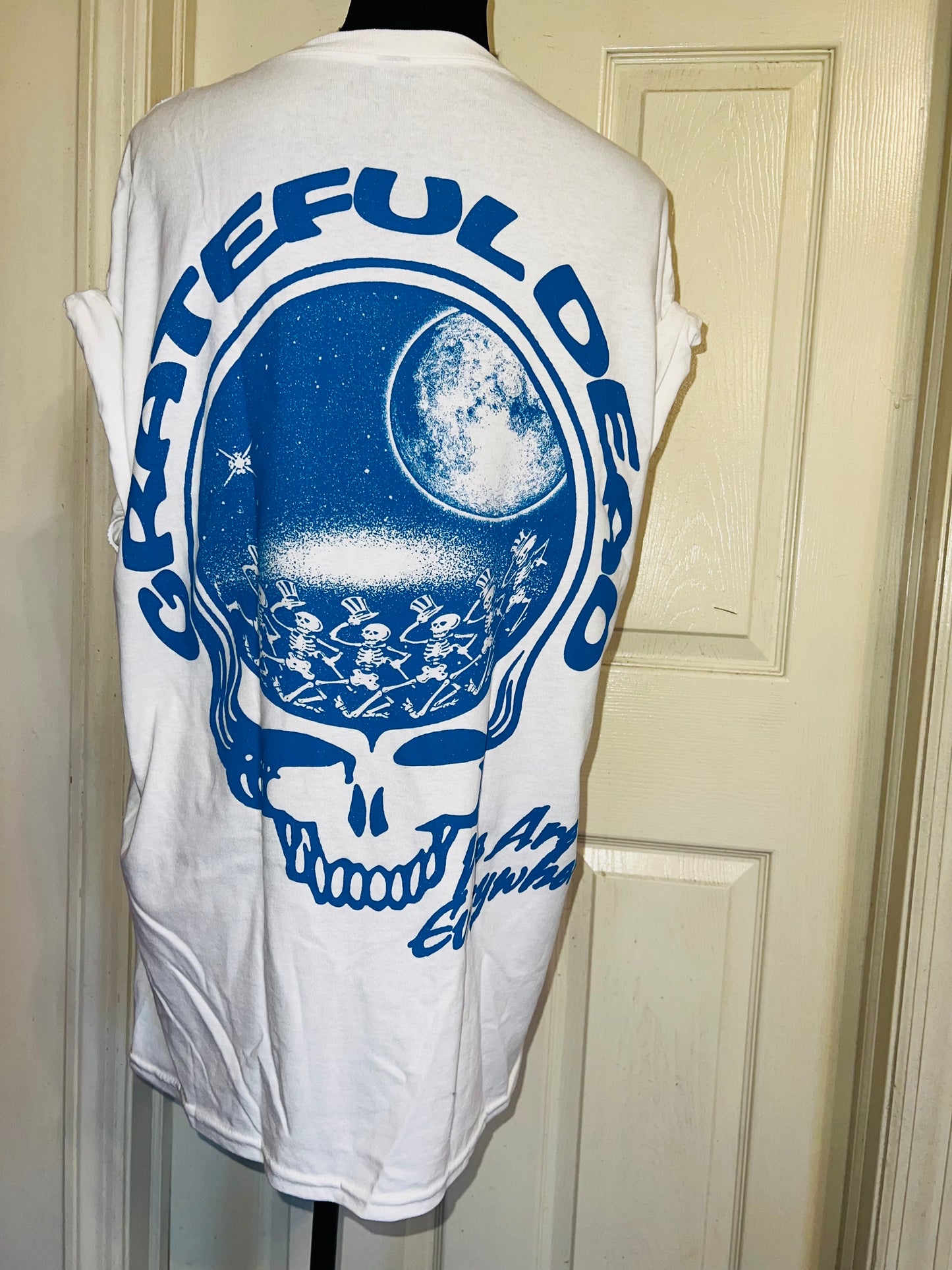 Grateful Dead Double Sided Oversized Distressed Tee
