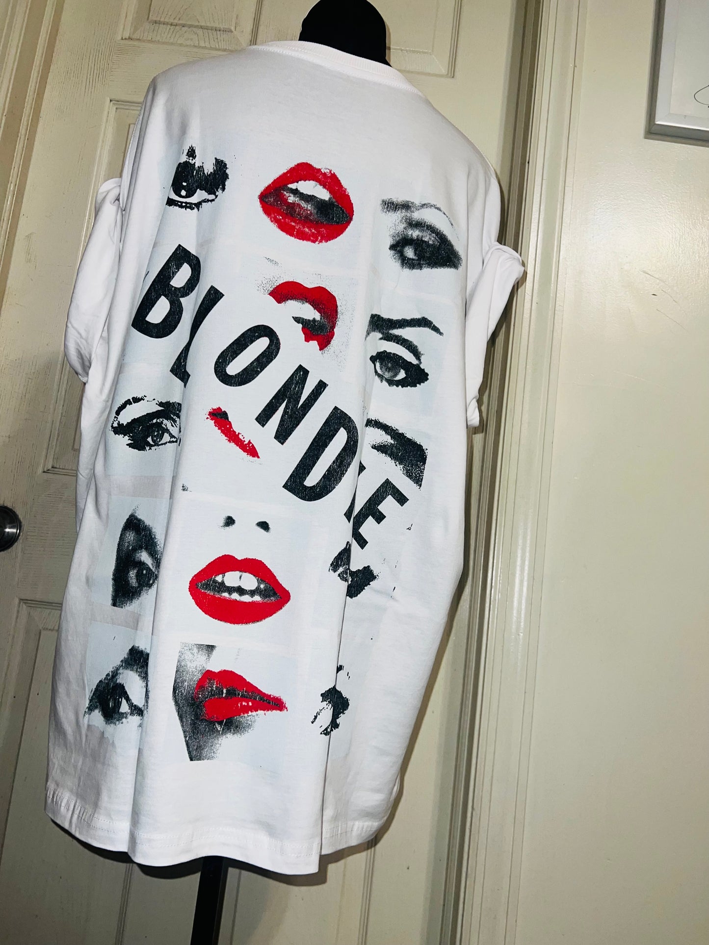 Blondie Double SIded Oversized Distressed Tee