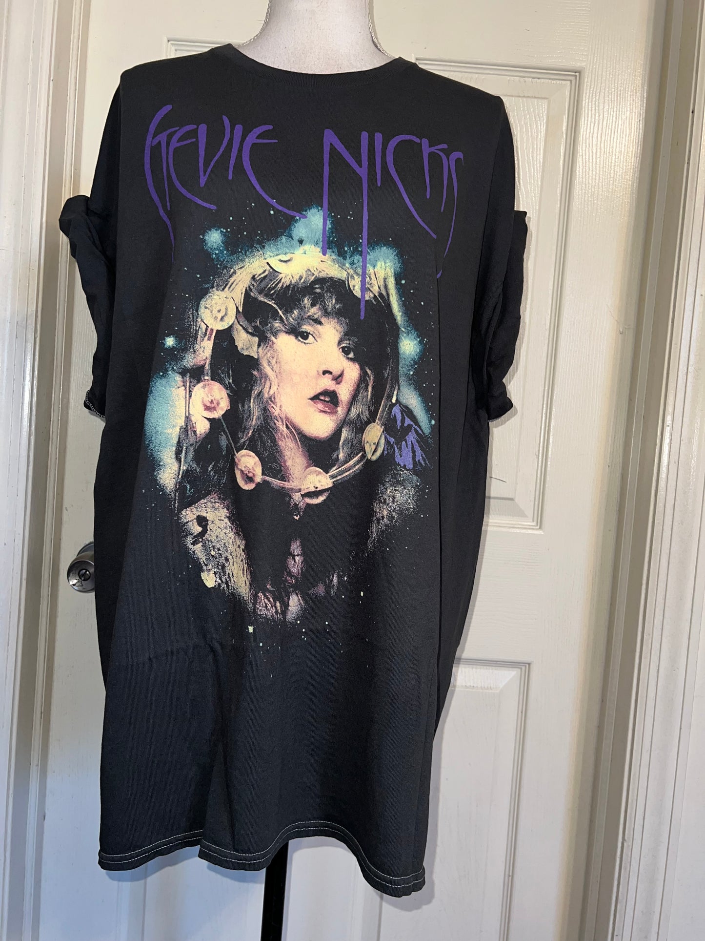 Stevie Nicks Oversized Distressed Tee