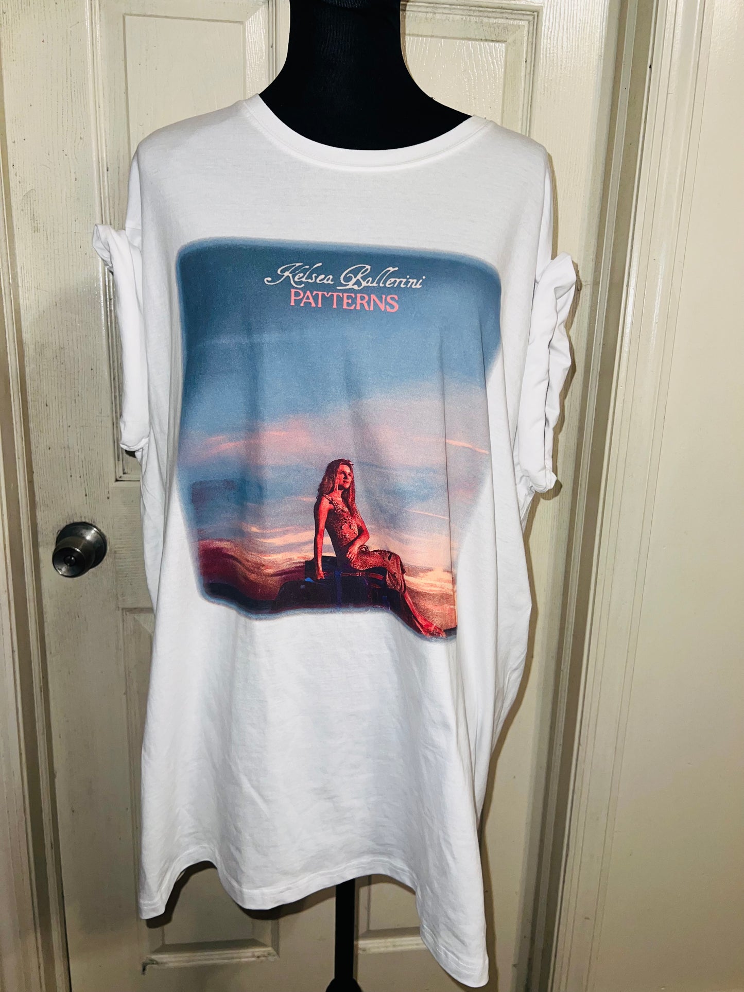 Kelsea Ballerini Oversized Double Sided Distressed Tour Tee