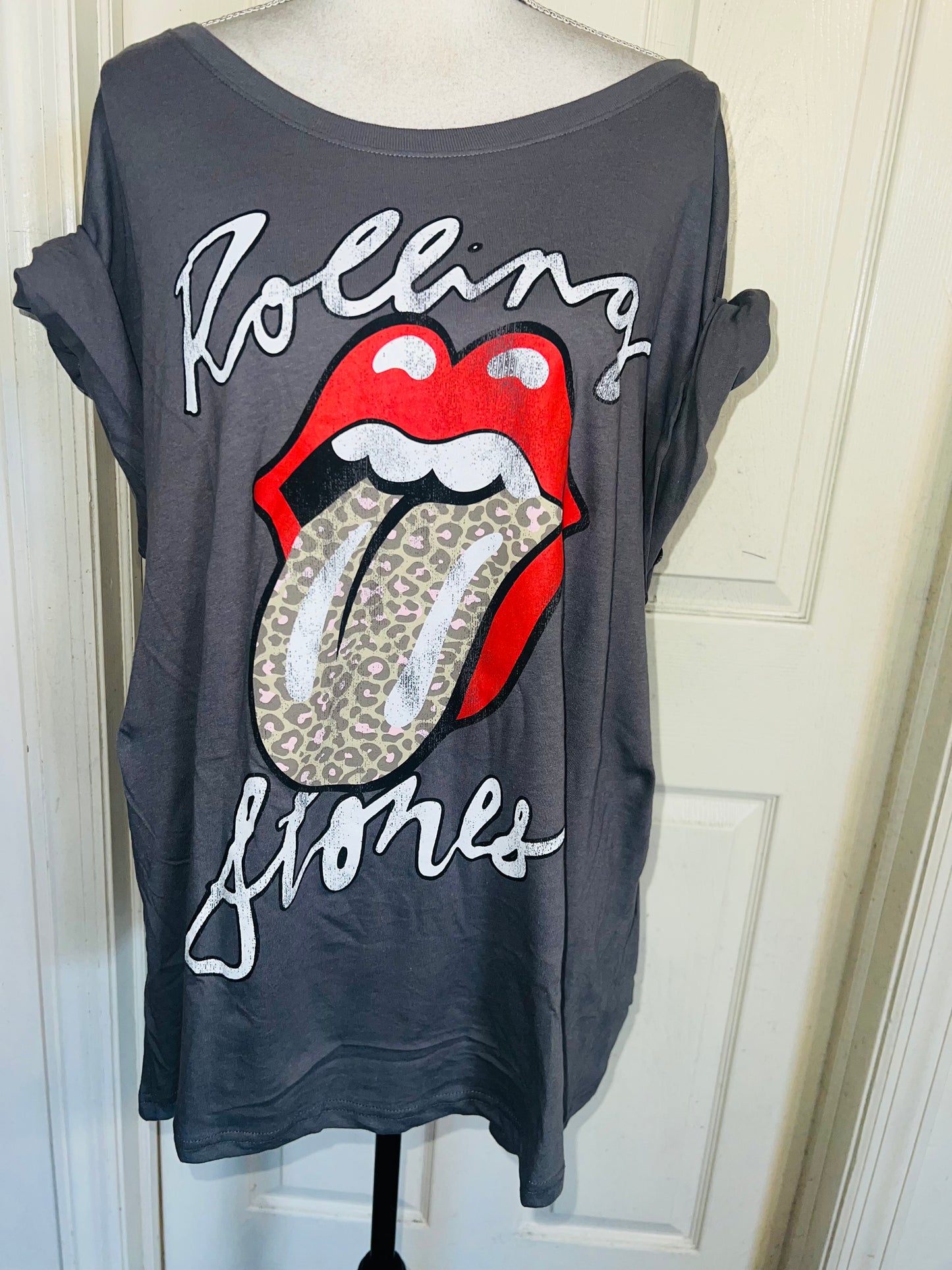 Rolling Stones Oversized Distressed Tee