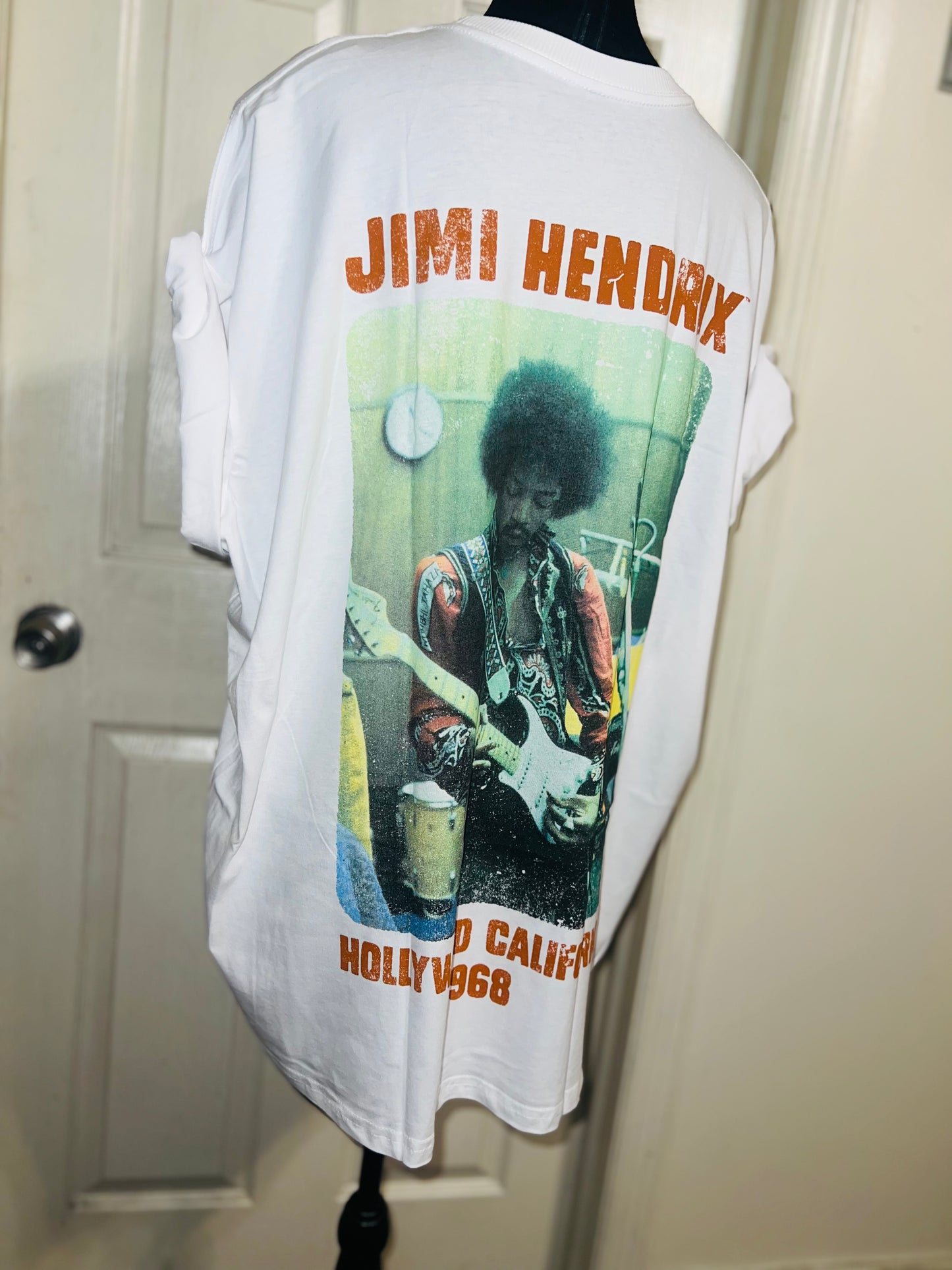 Jimi Hendrix Double Sided Oversized Distressed Tee