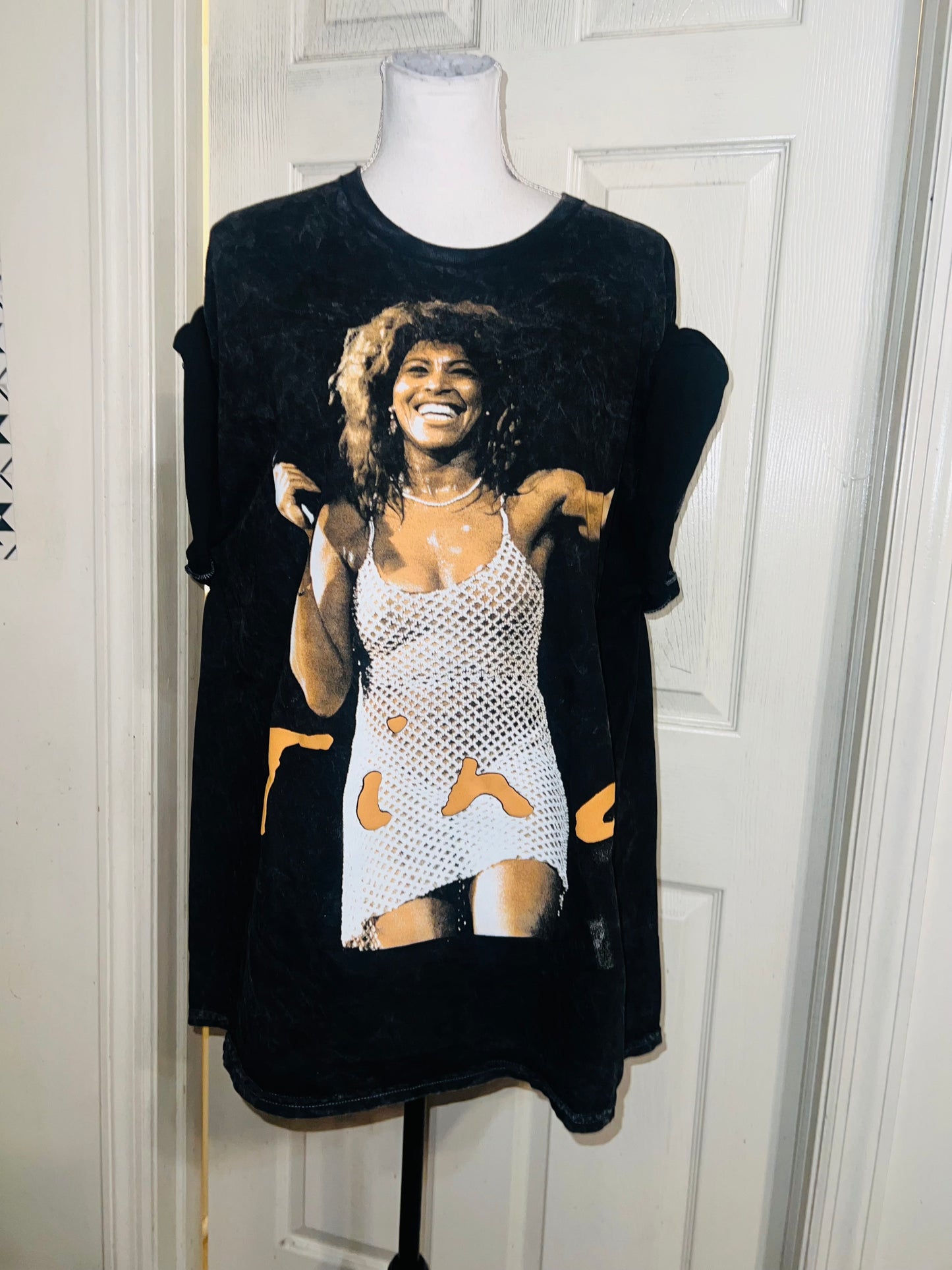 Tina Turner Oversized Distressed Tee