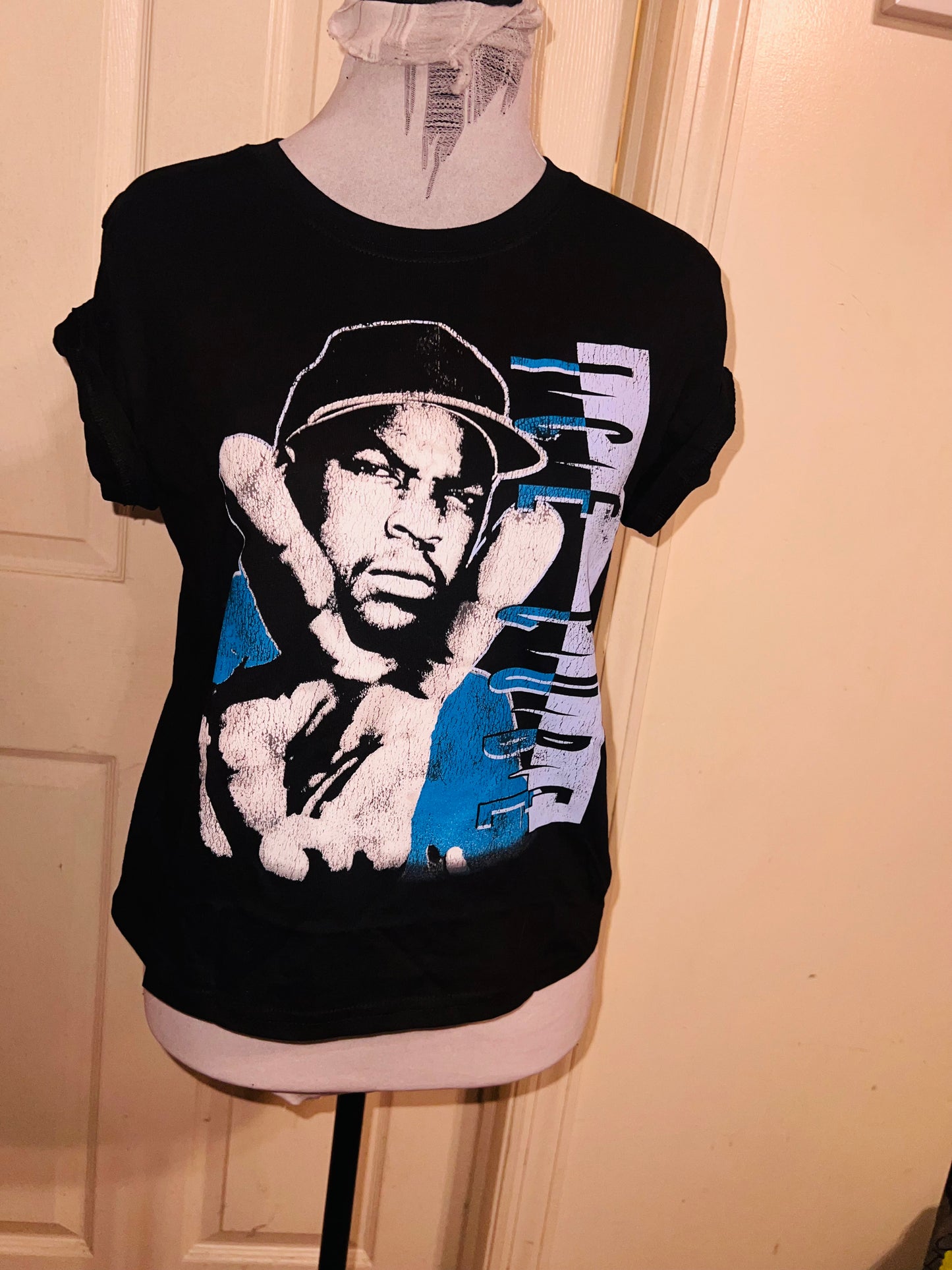 Ice Cube Distressed Baby Tee