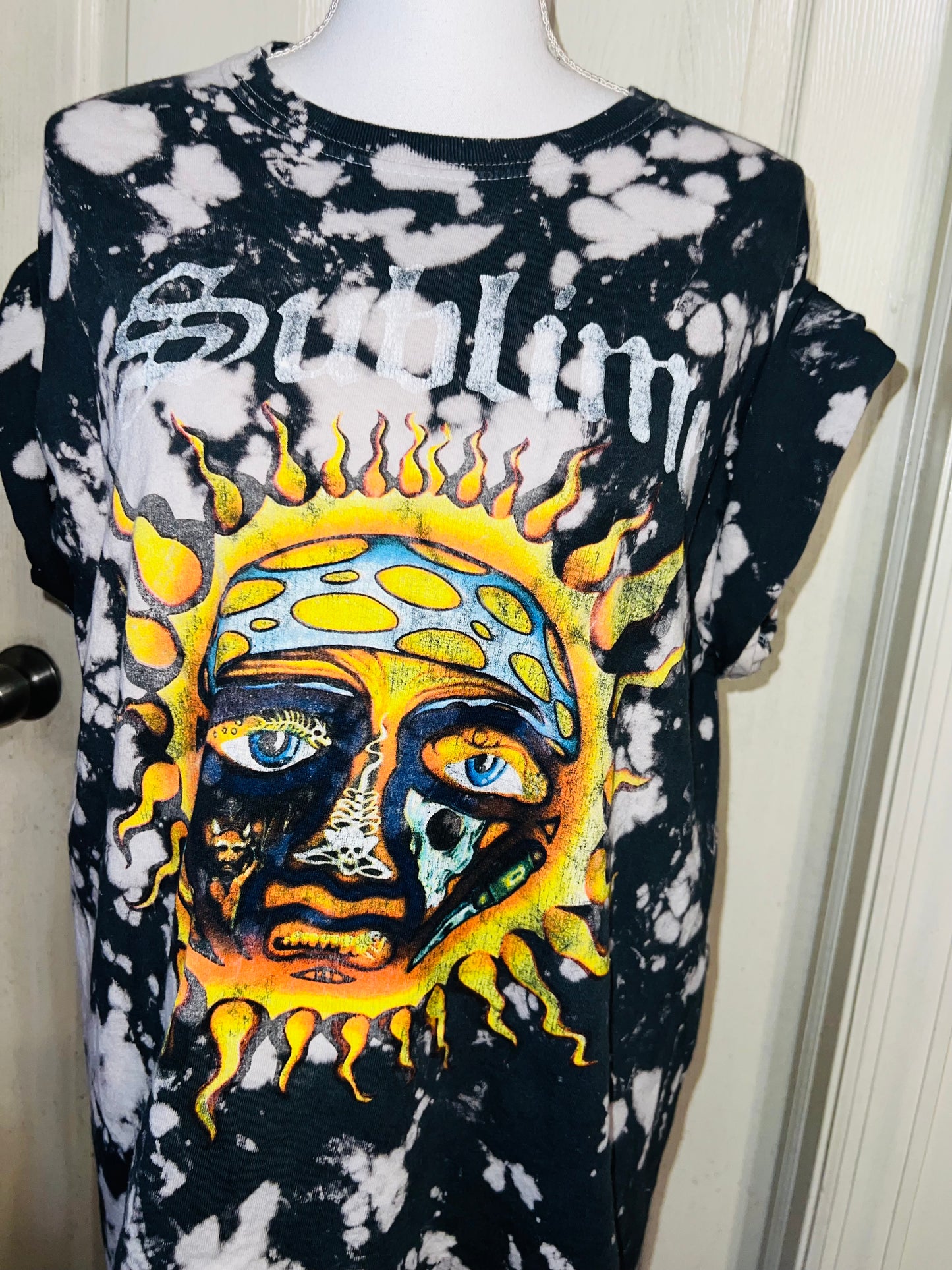 Sublime Tie Dye Oversized Distressed Tee
