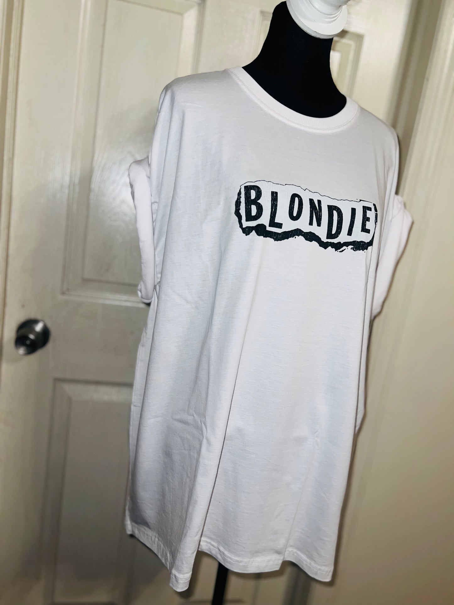 Blondie Double SIded Oversized Distressed Tee