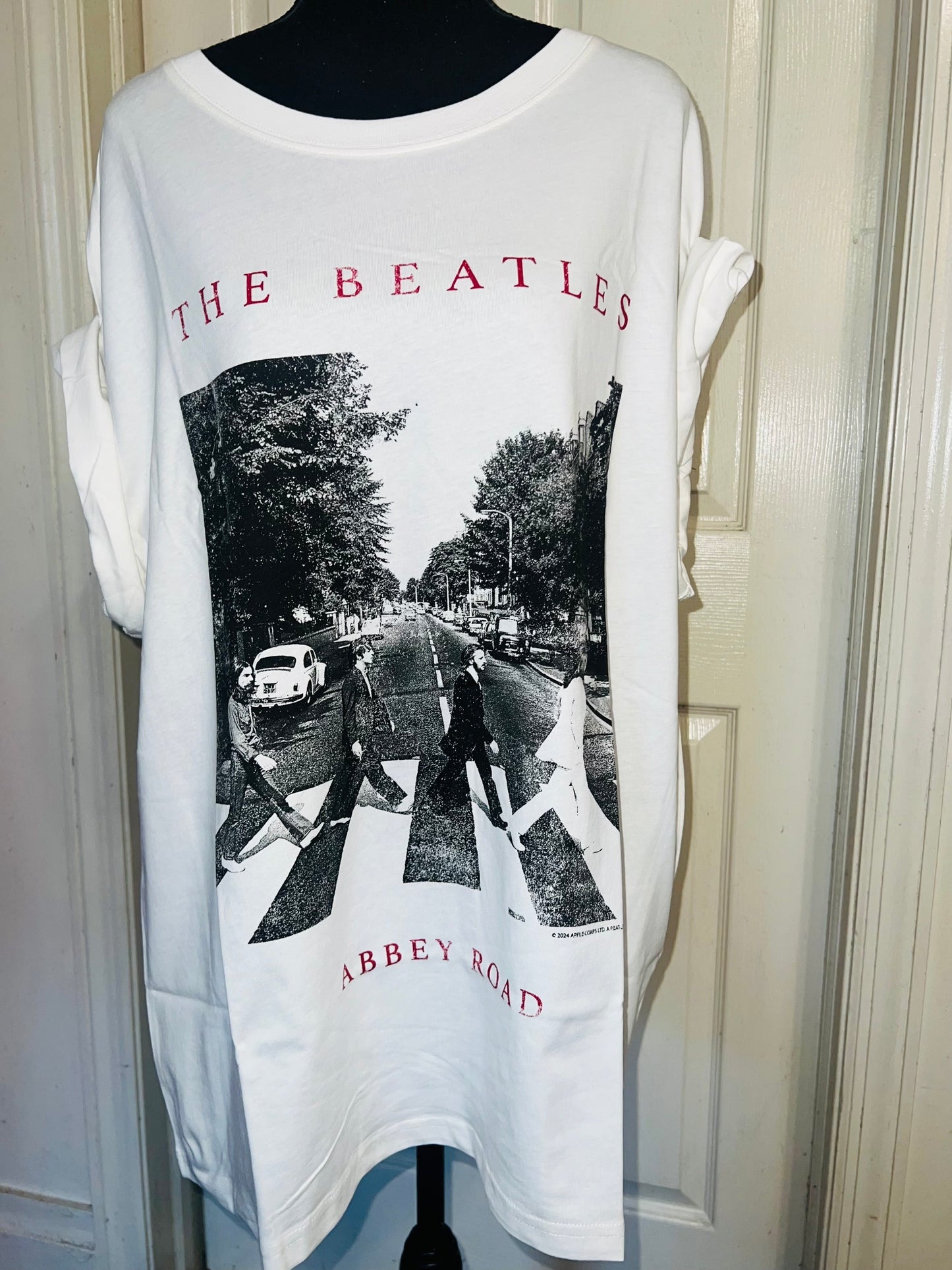 The Beatles Oversized Distressed Tee
