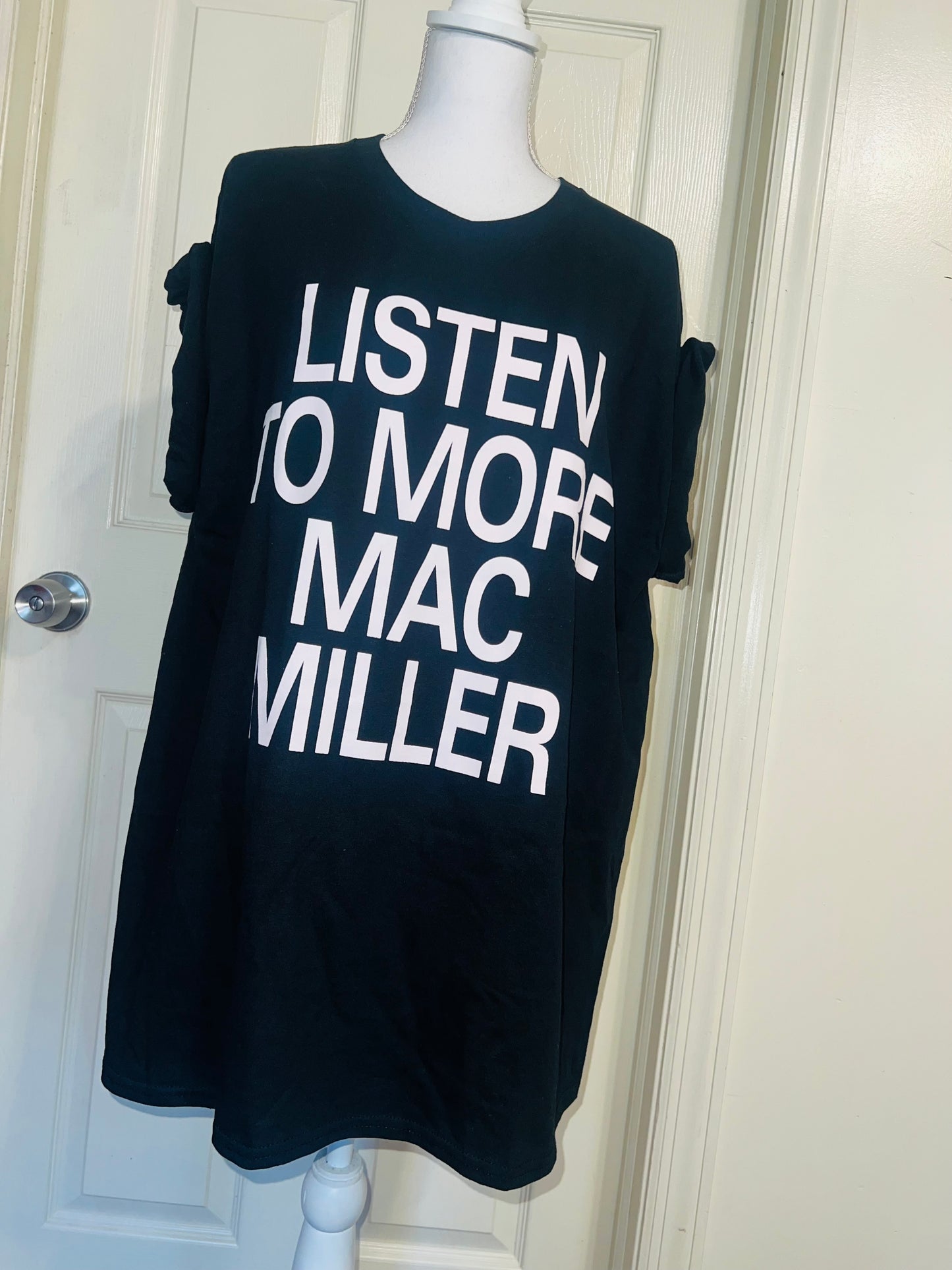 Mac Miller Double Sided Oversized Distressed Tee