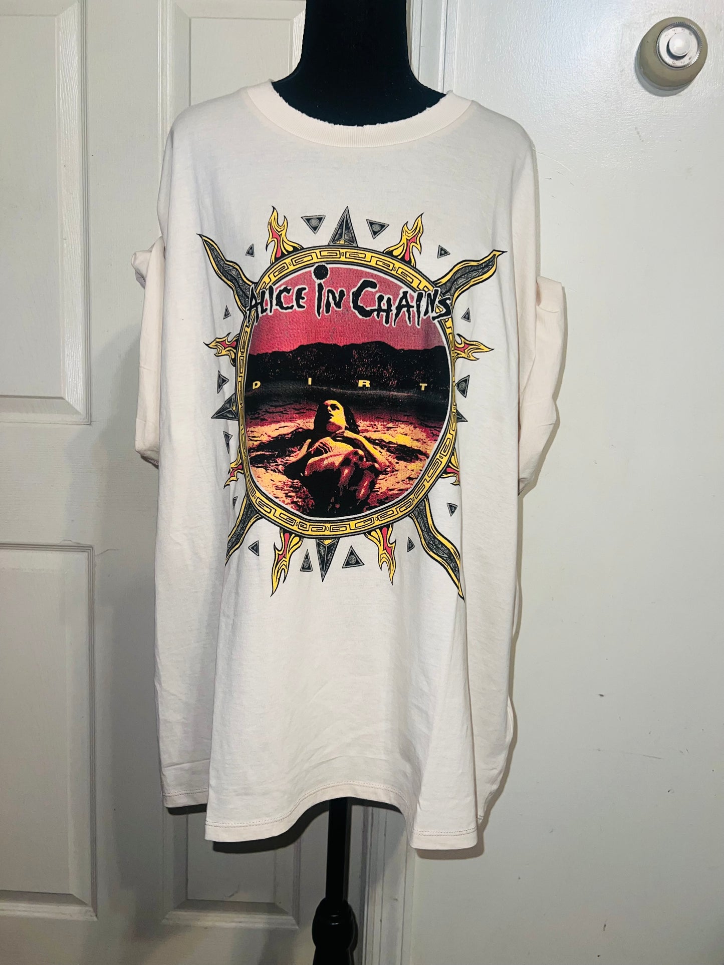 Alice In Chains Oversized Distressed Tee
