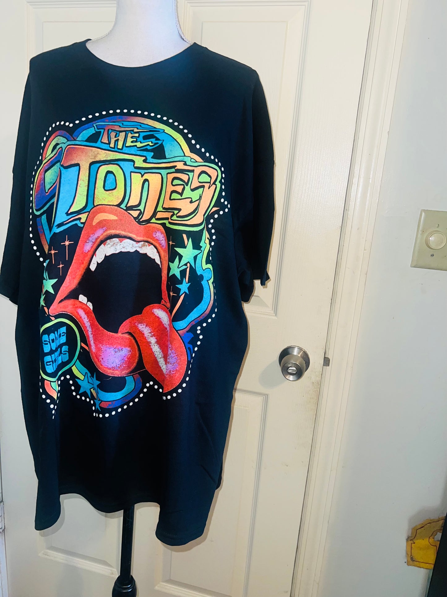 Rolling Stones Oversized Distressed Tee