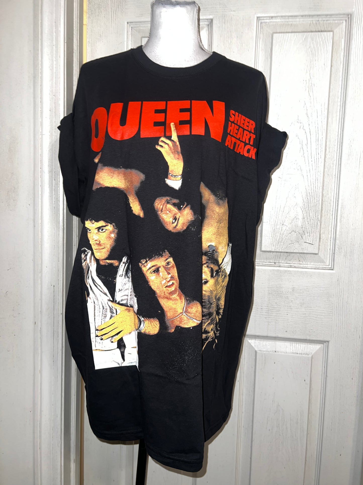 Queen Oversized Distressed Tee