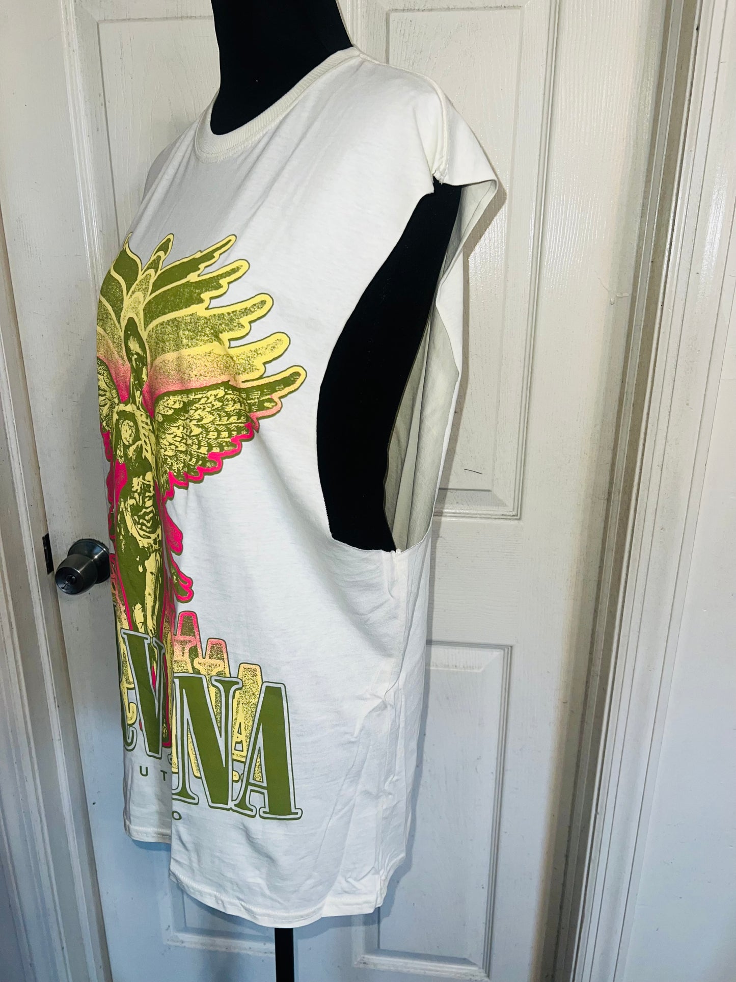 Nirvana Oversized Distressed Tank