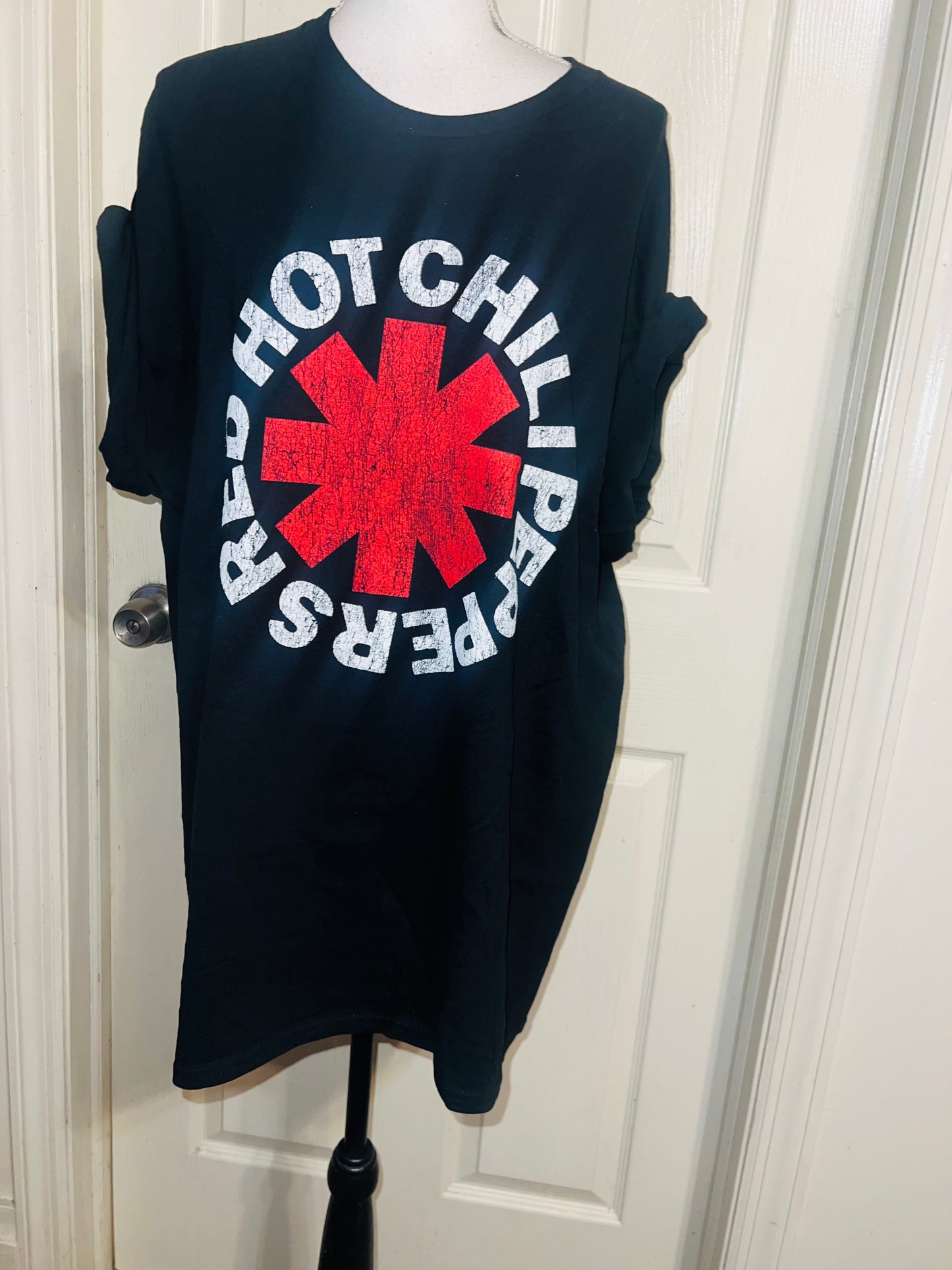 Red Hot Chili Peppers Oversized Distressed Tee