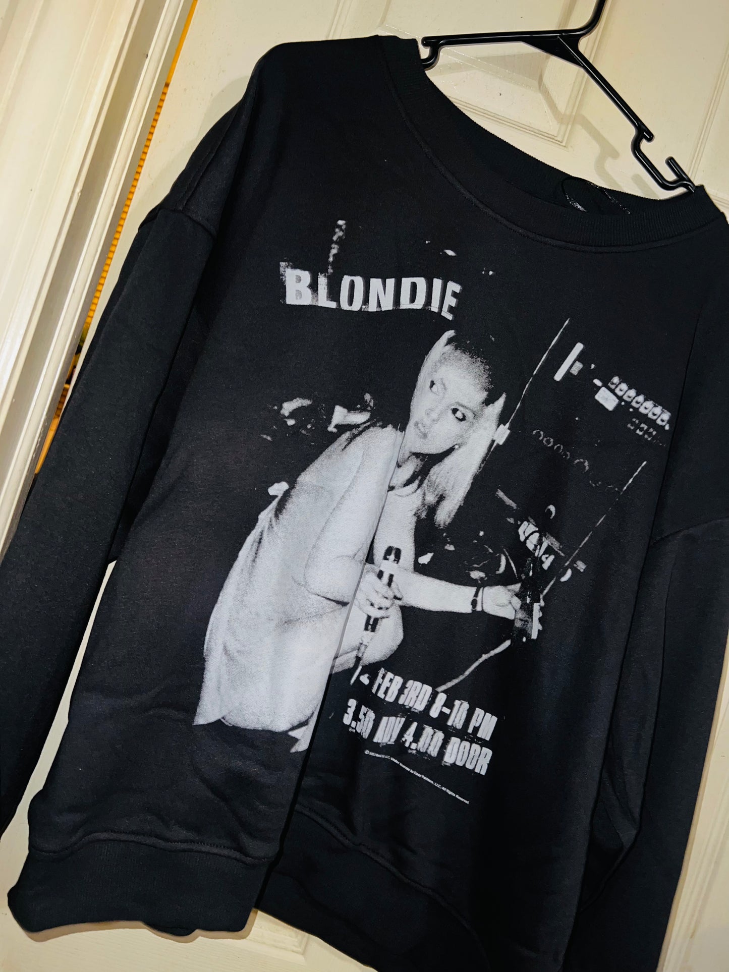 Blondie Oversized Distressed Sweatshirt
