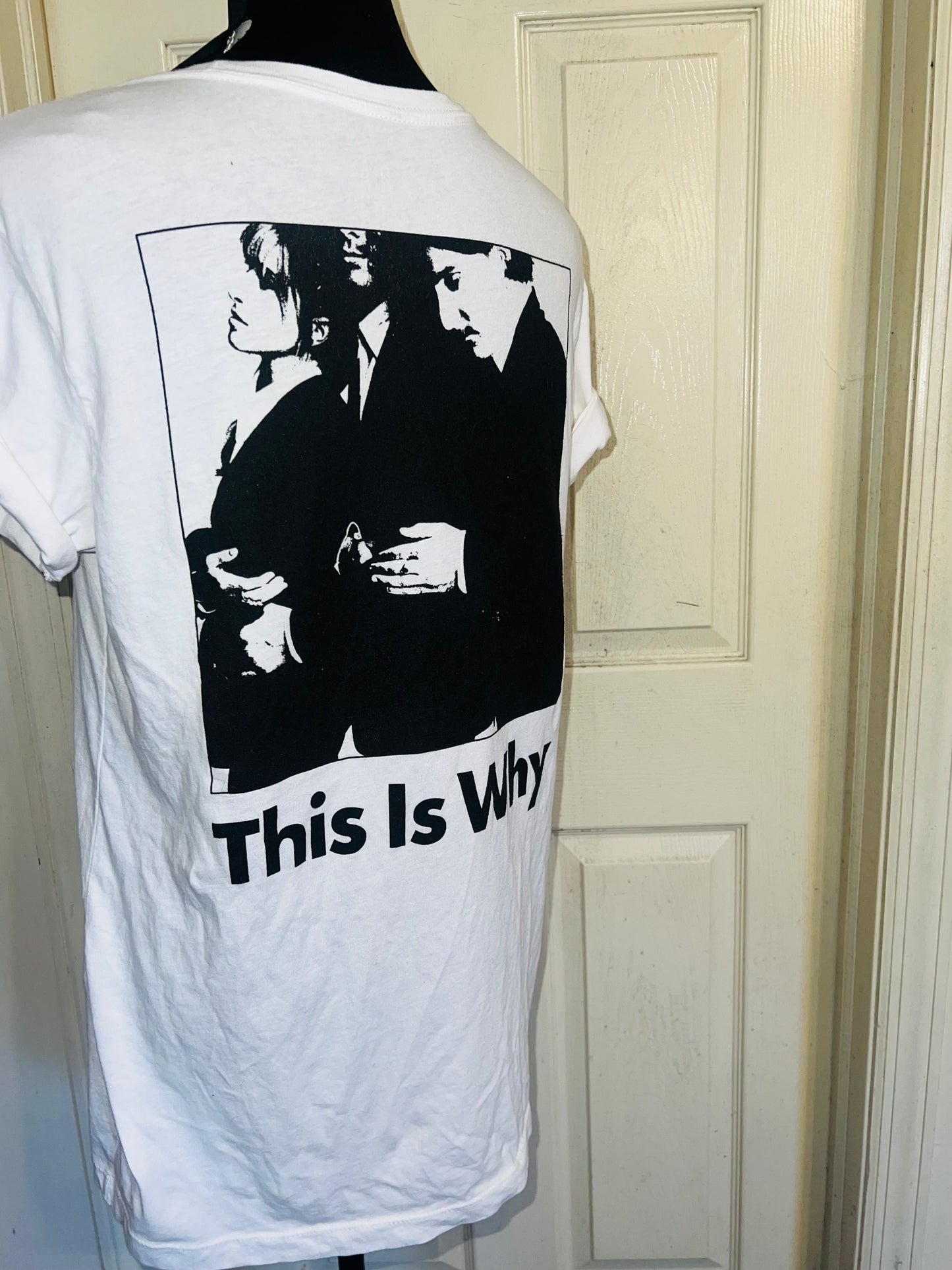 Paramore This is Why Double Sided Oversized Distressed Tee