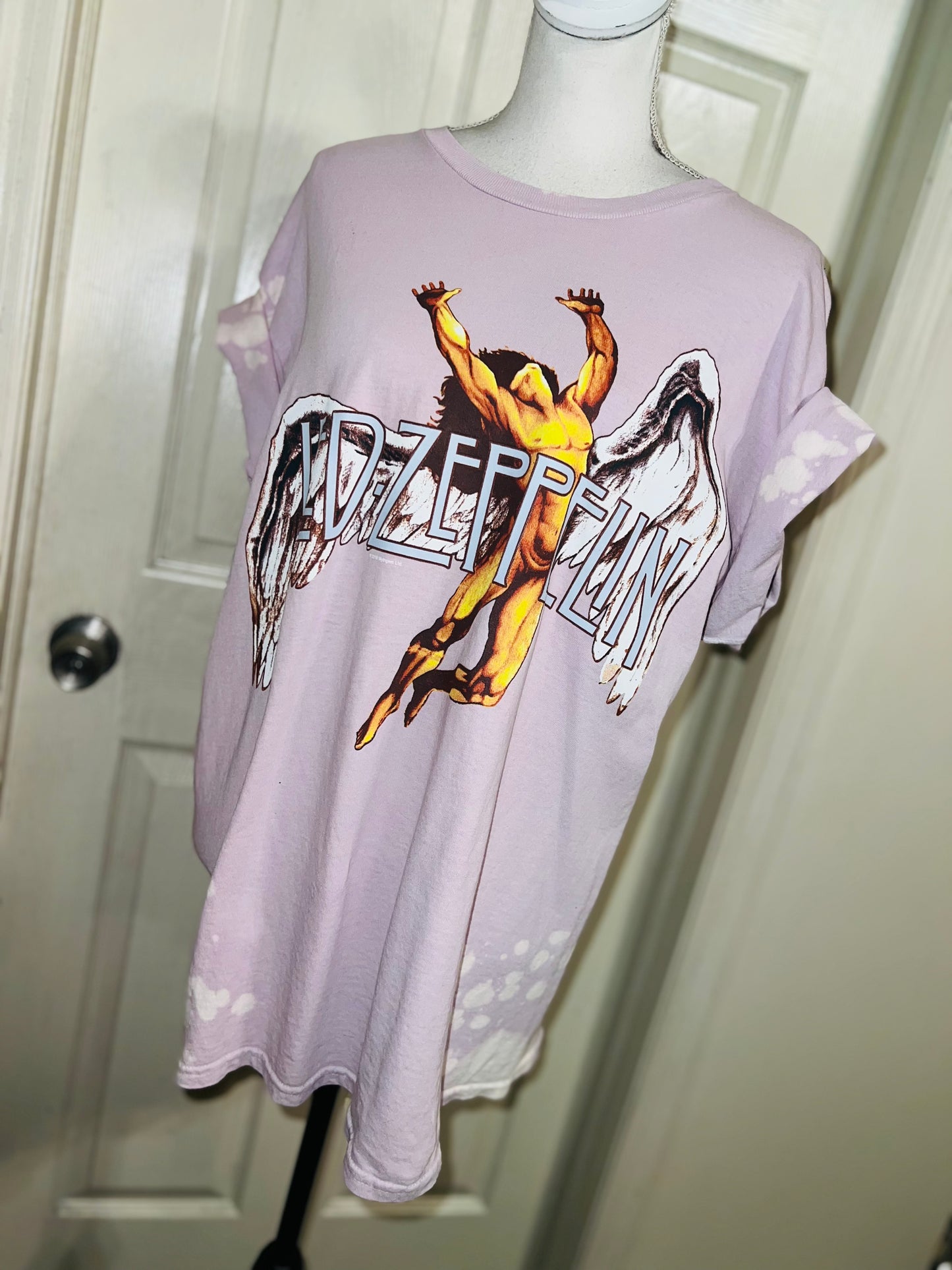 Led Zeppelin Oversized Distressed T-Shirt
