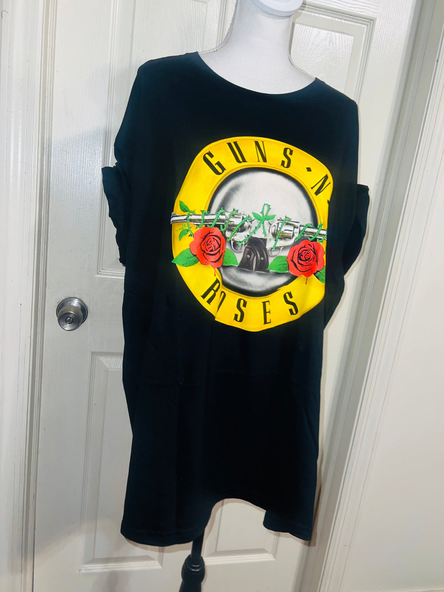 Guns n Roses Oversized Distressed Tee