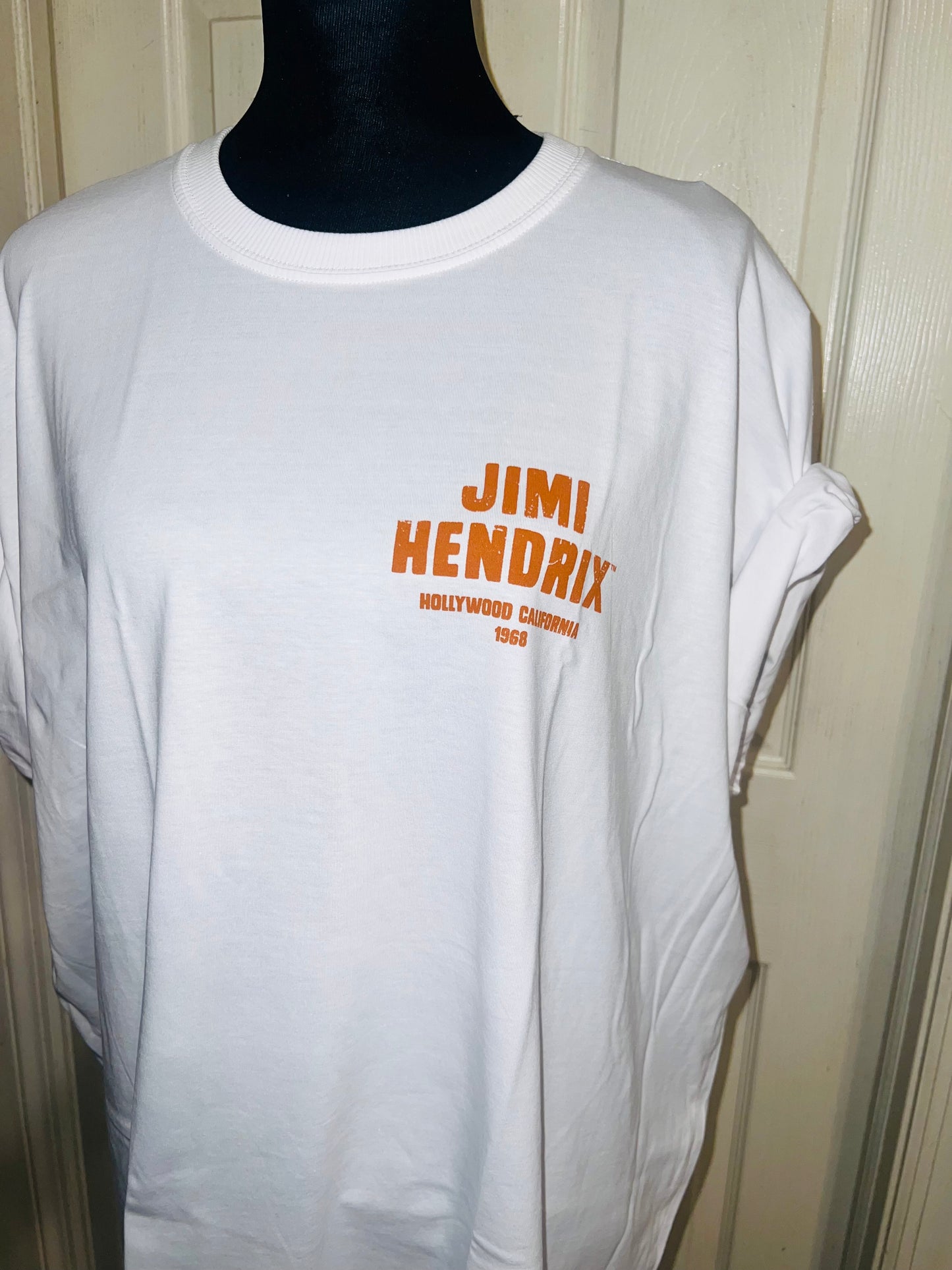 Jimi Hendrix Double Sided Oversized Distressed Tee