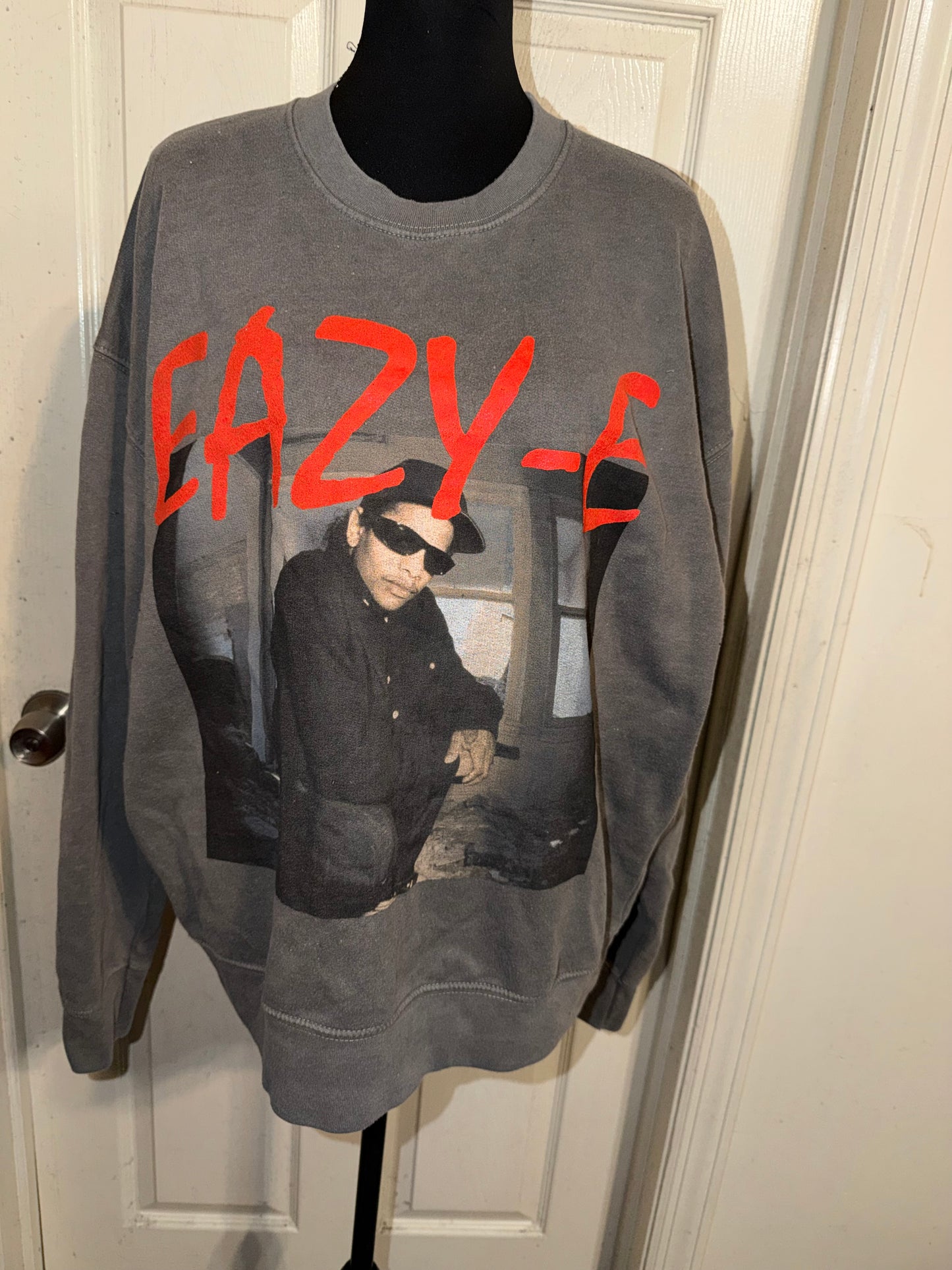 Eazy-E Oversized Distressed Sweatshirt