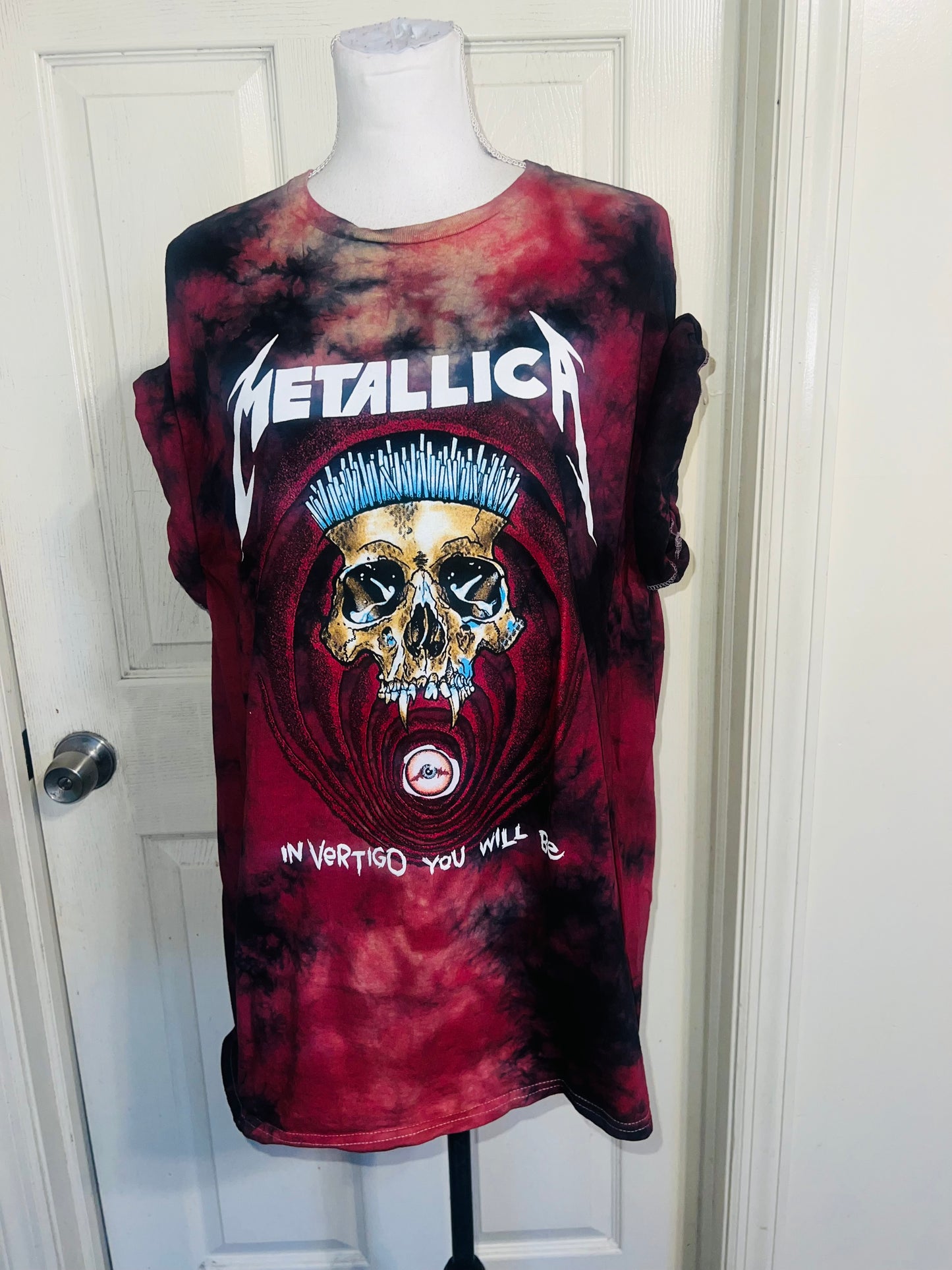 Metallica Oversized Distressed Tee