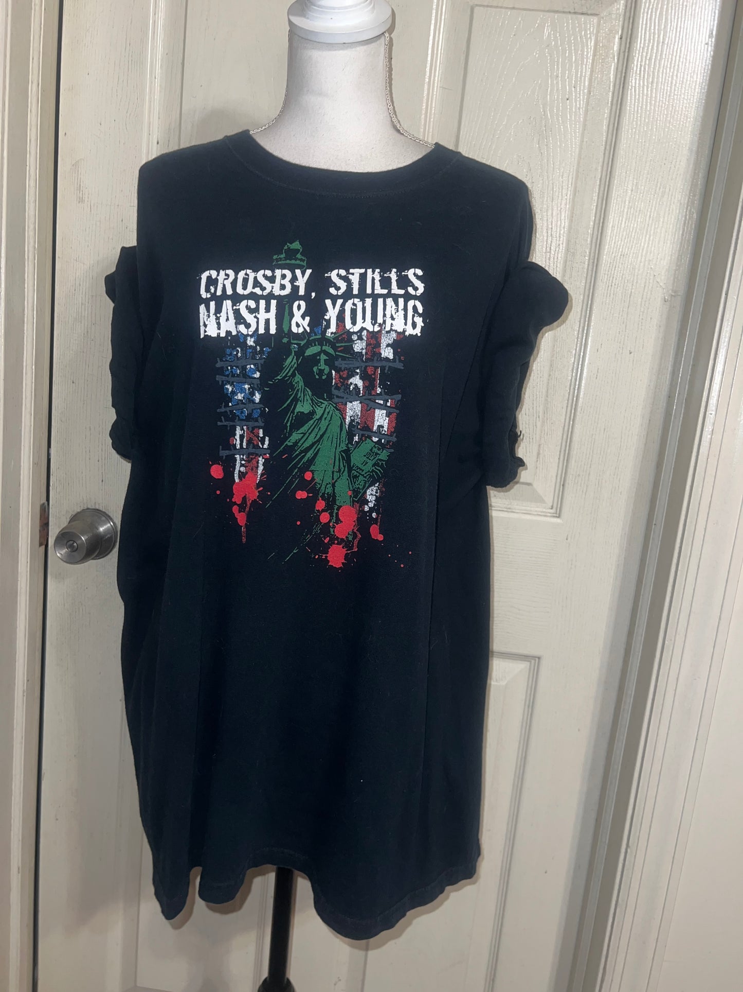 Crosby, Stills, Nash & Young Double Sided Vintage Tee