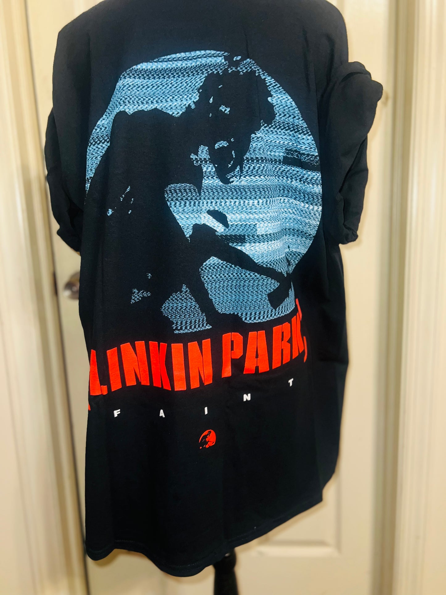 Linkin Park Double Sided Oversized Distressed Tee