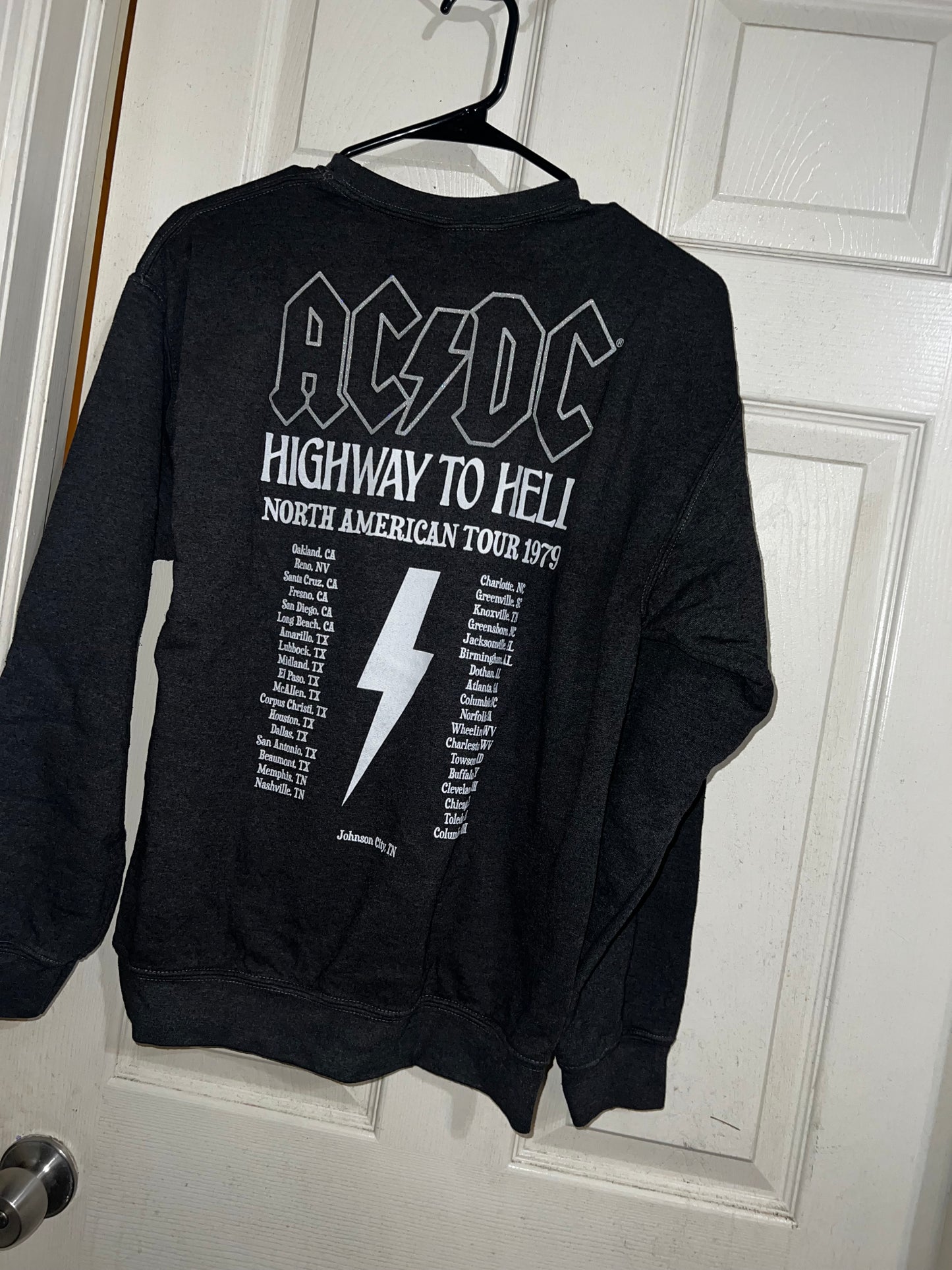 AC/DC Double Sided Oversized Sweatshirt