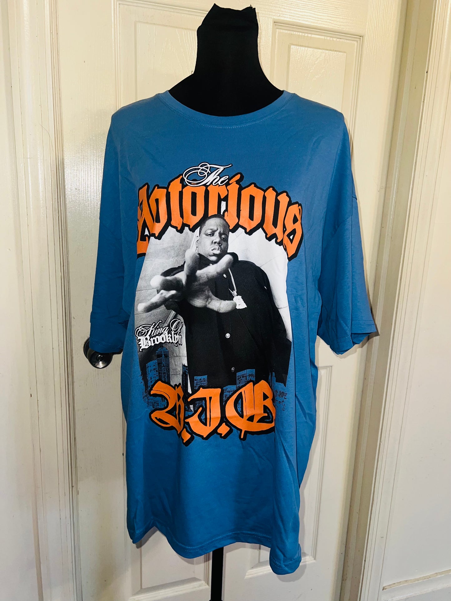 Notorious BIG Oversized Distressed Tee