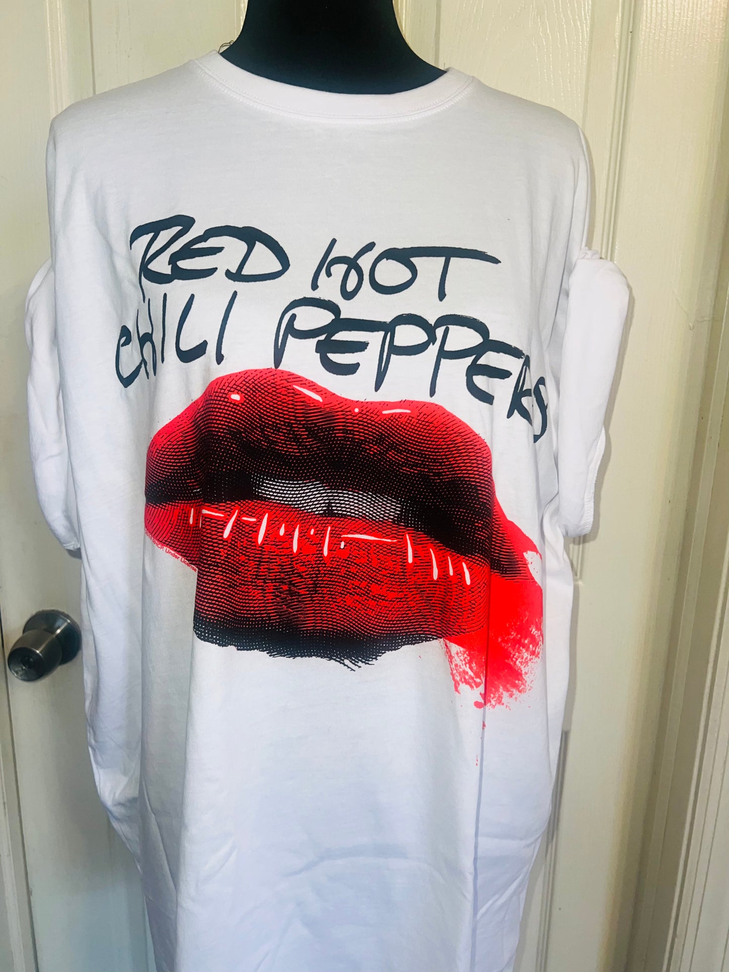 Red Hot Chili Peppers Oversized Distressed Tee