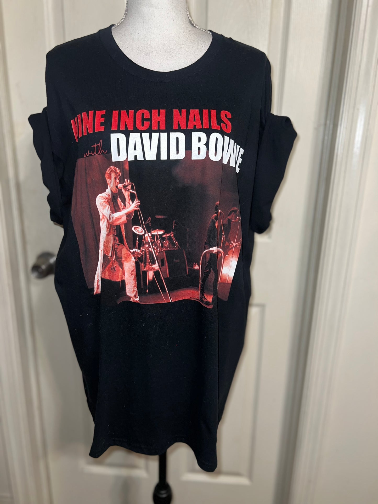 Nine Inch Nails and David Bowie Oversized Tee