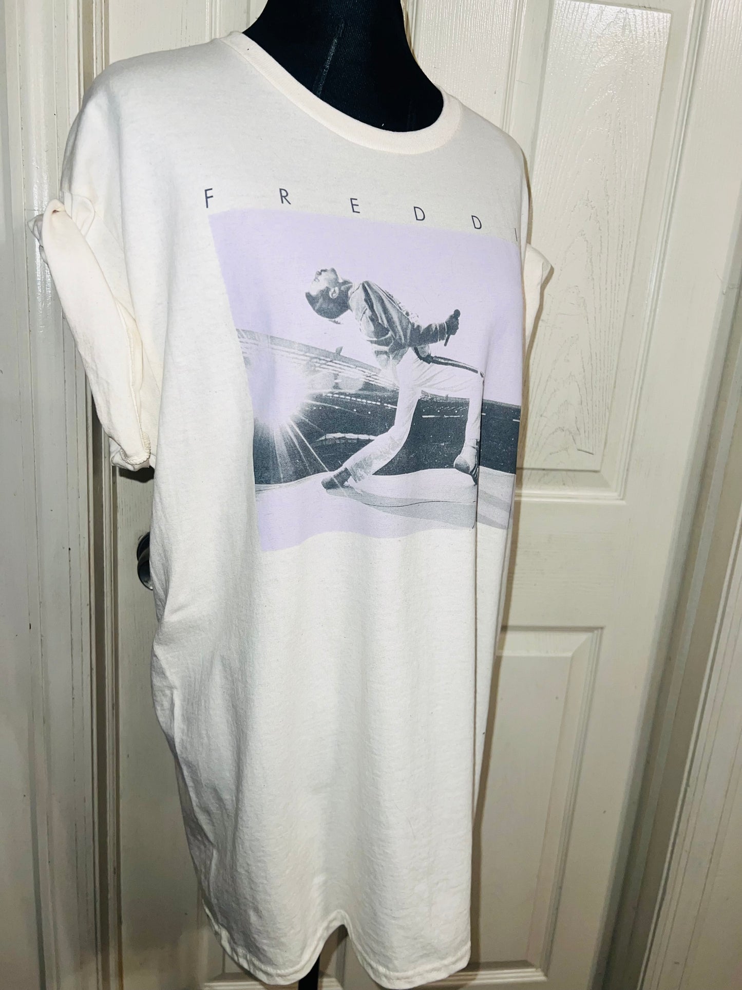 Freddie Mercury Oversized Distressed Tee