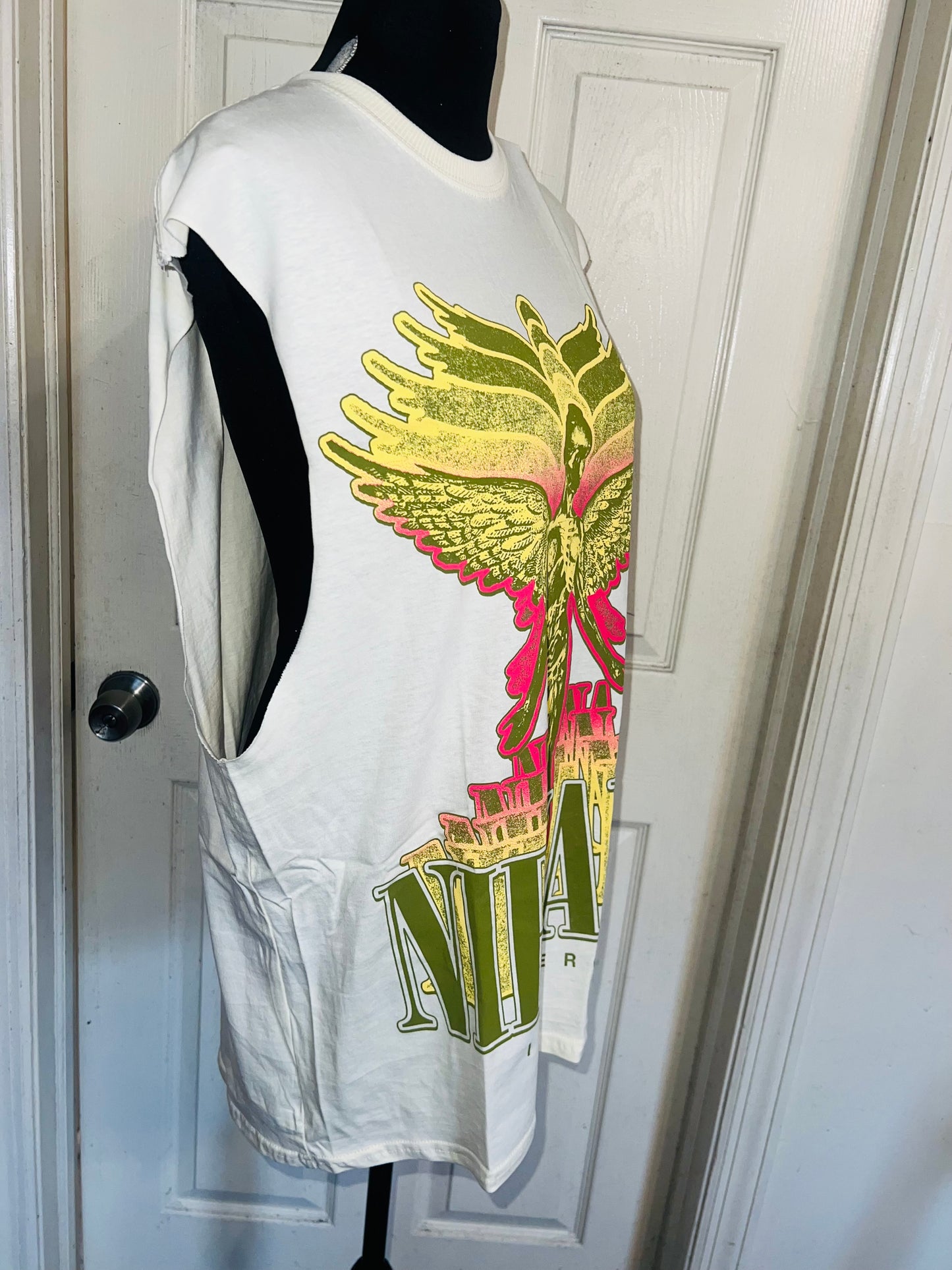 Nirvana Oversized Distressed Tank