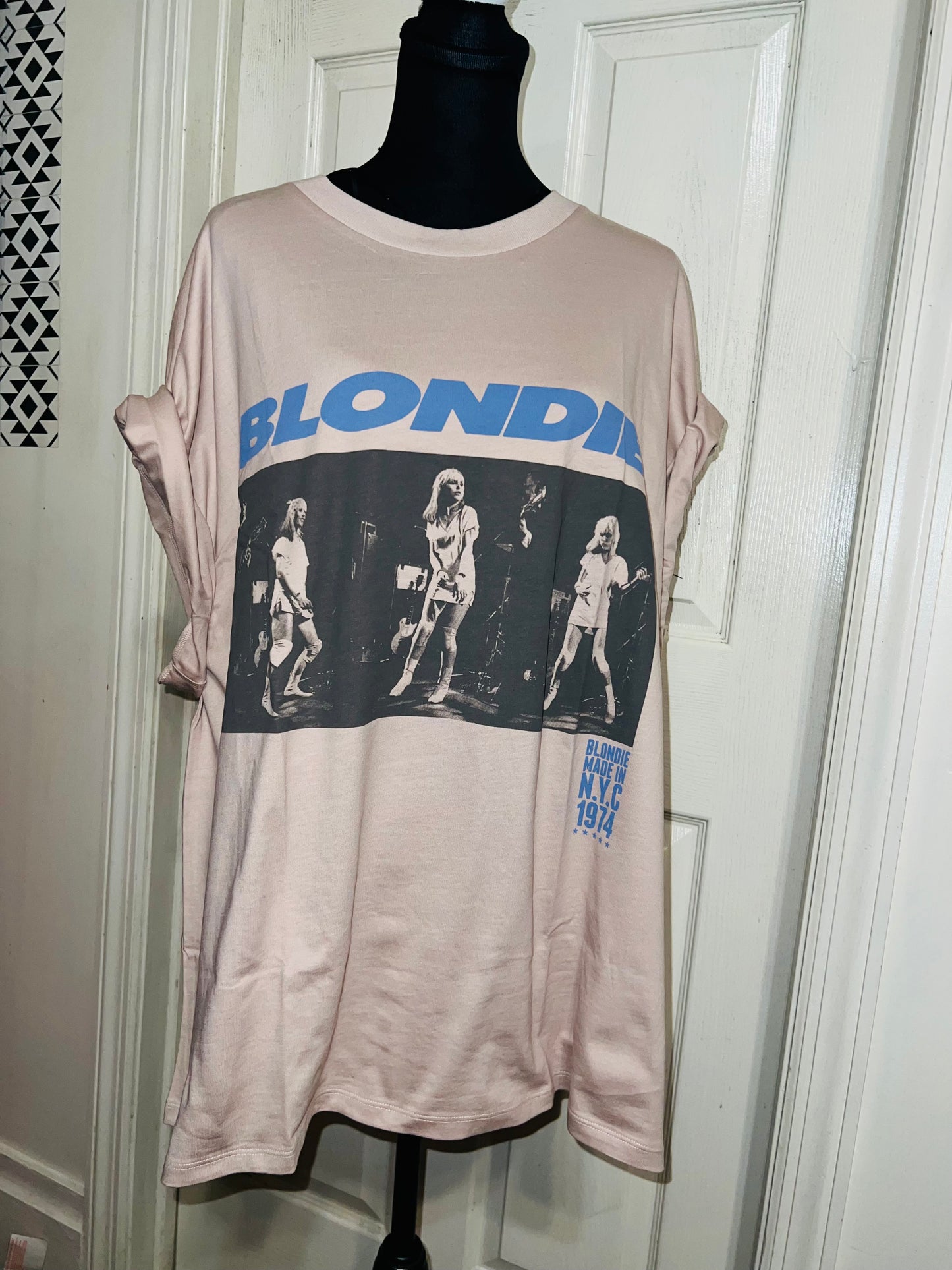 Blondie Oversized Distressed Tee